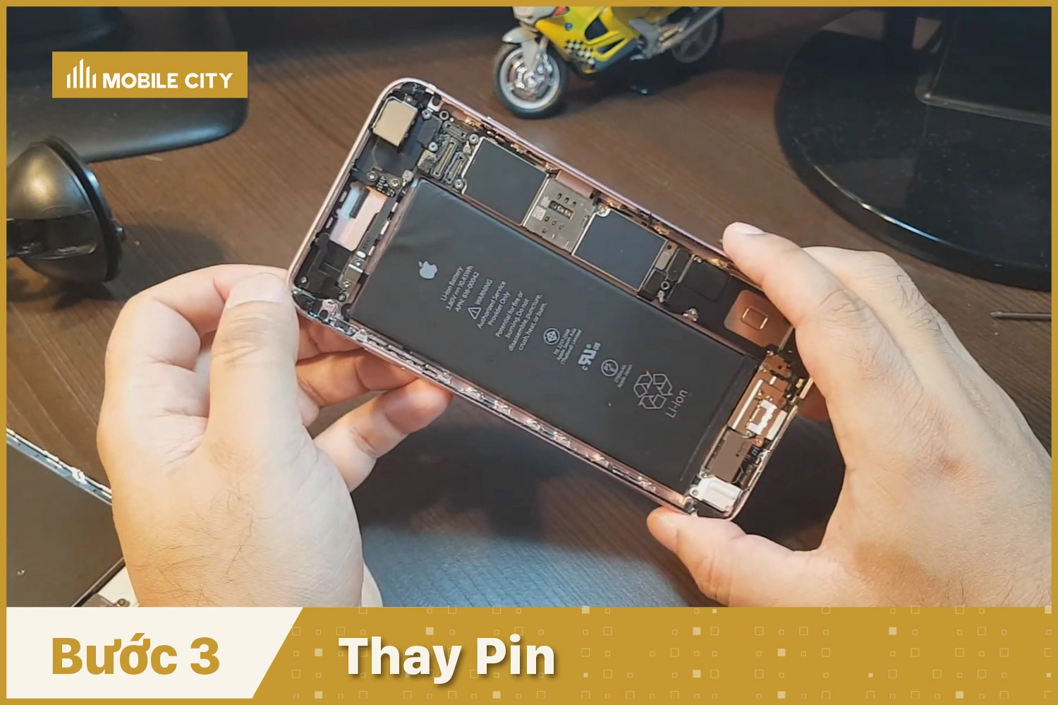 Thay Pin iPhone 6S Plus, thay Pin