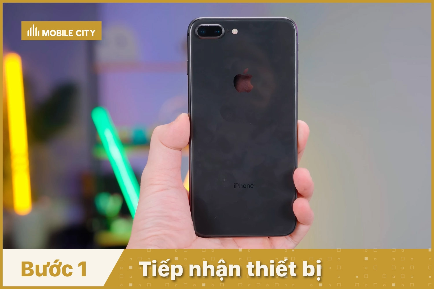 Thay Pin iPhone 8 Plus, tiếp nhận thiết bị