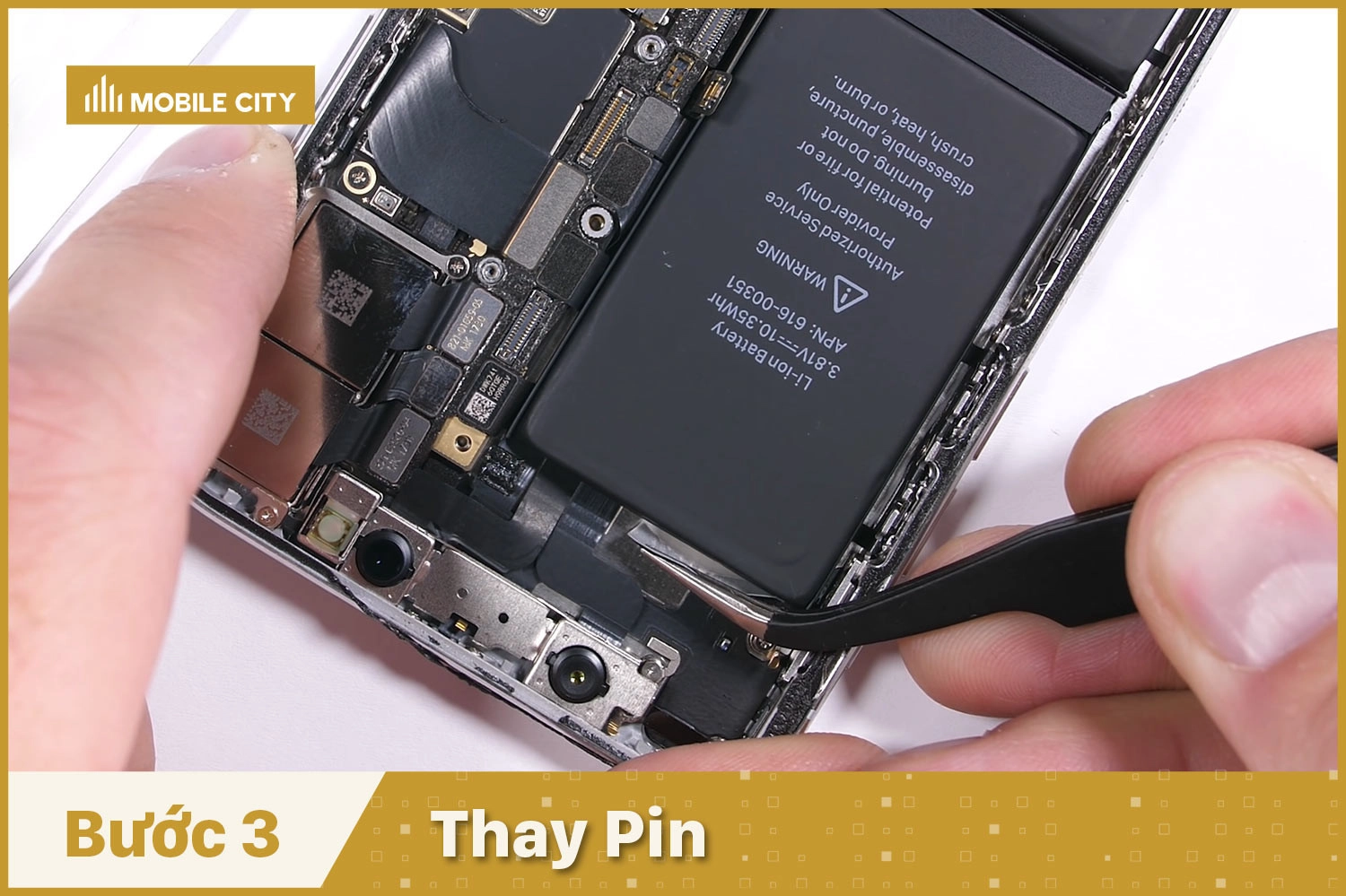 Thay Pin iPhone X, thay Pin