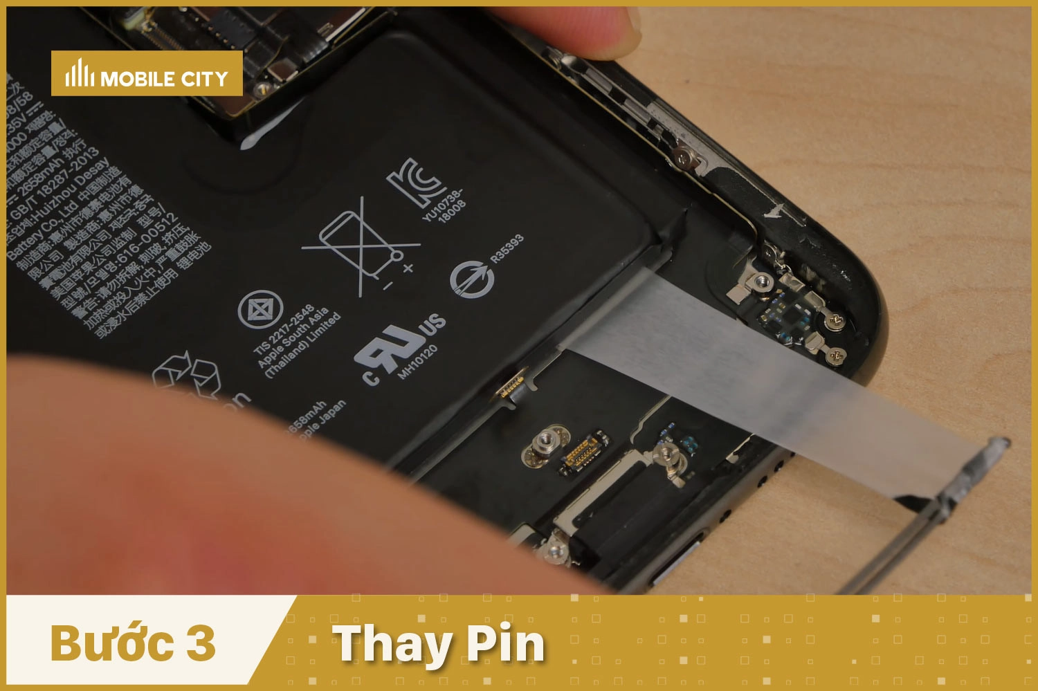 Thay Pin iPhone XS, thay Pin