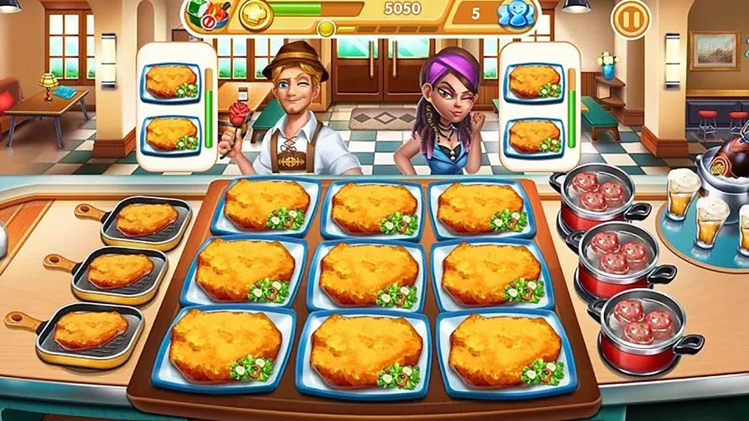 game nấu ăn: Cooking City