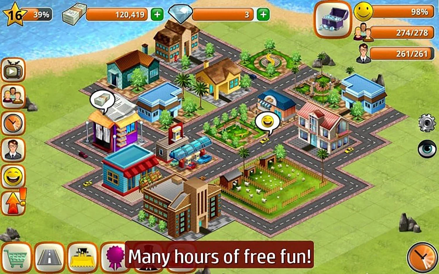 game xây nhà: Village City Island Sim