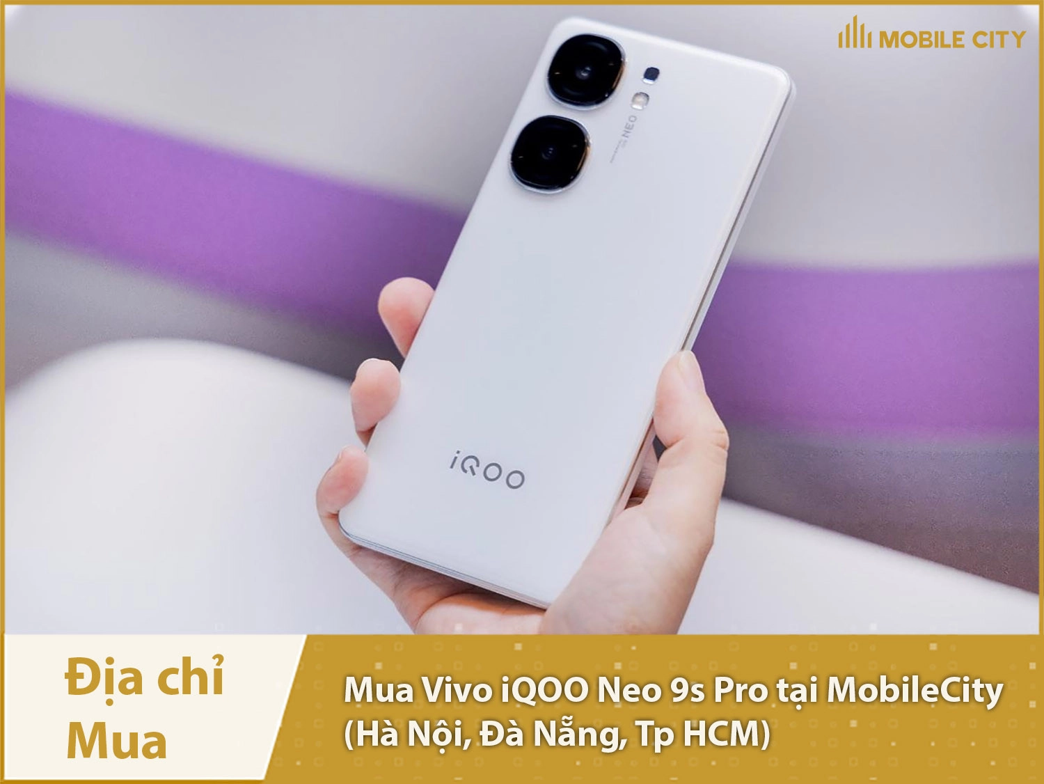 Địa chỉ mua Vivo iQOO Neo 9s Pro tại MobileCity