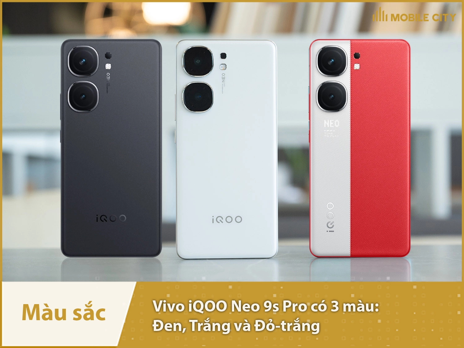 iQOO Neo 9s Pro có 3 màu sắc