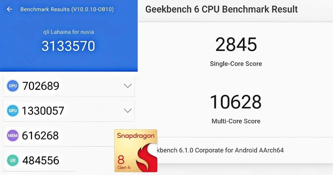 Điểm AnTuTu và Geekbench của Snapdragon 8 Gen 4