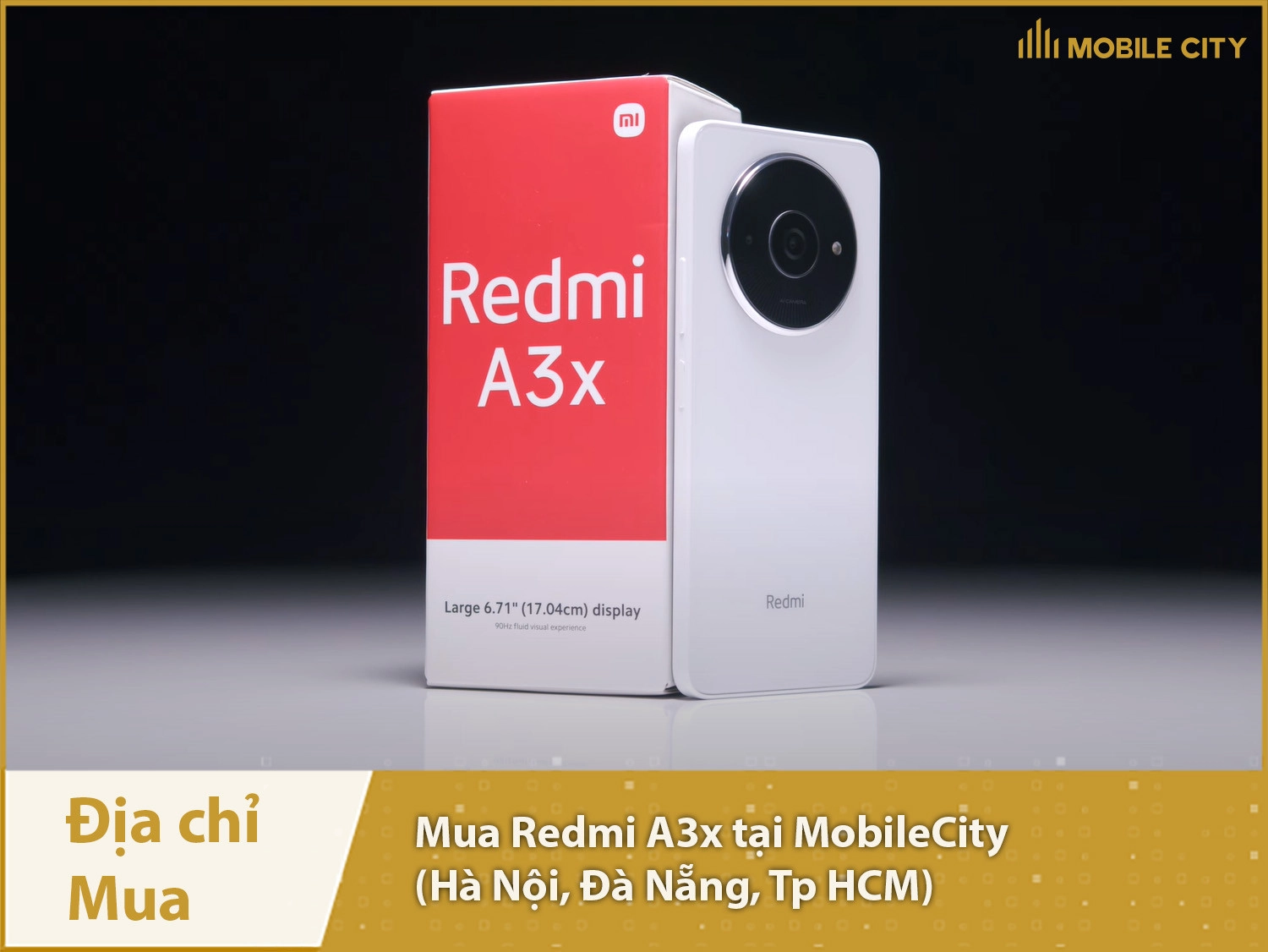 Địa chỉ mua Xiaomi Redmi A3x tại MobileCity