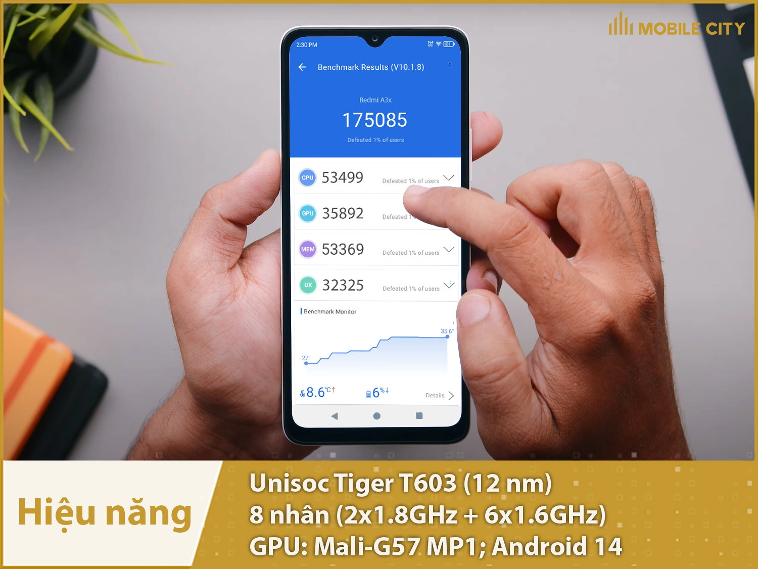 Hiệu năng đủ mượt với chip 8 nhân