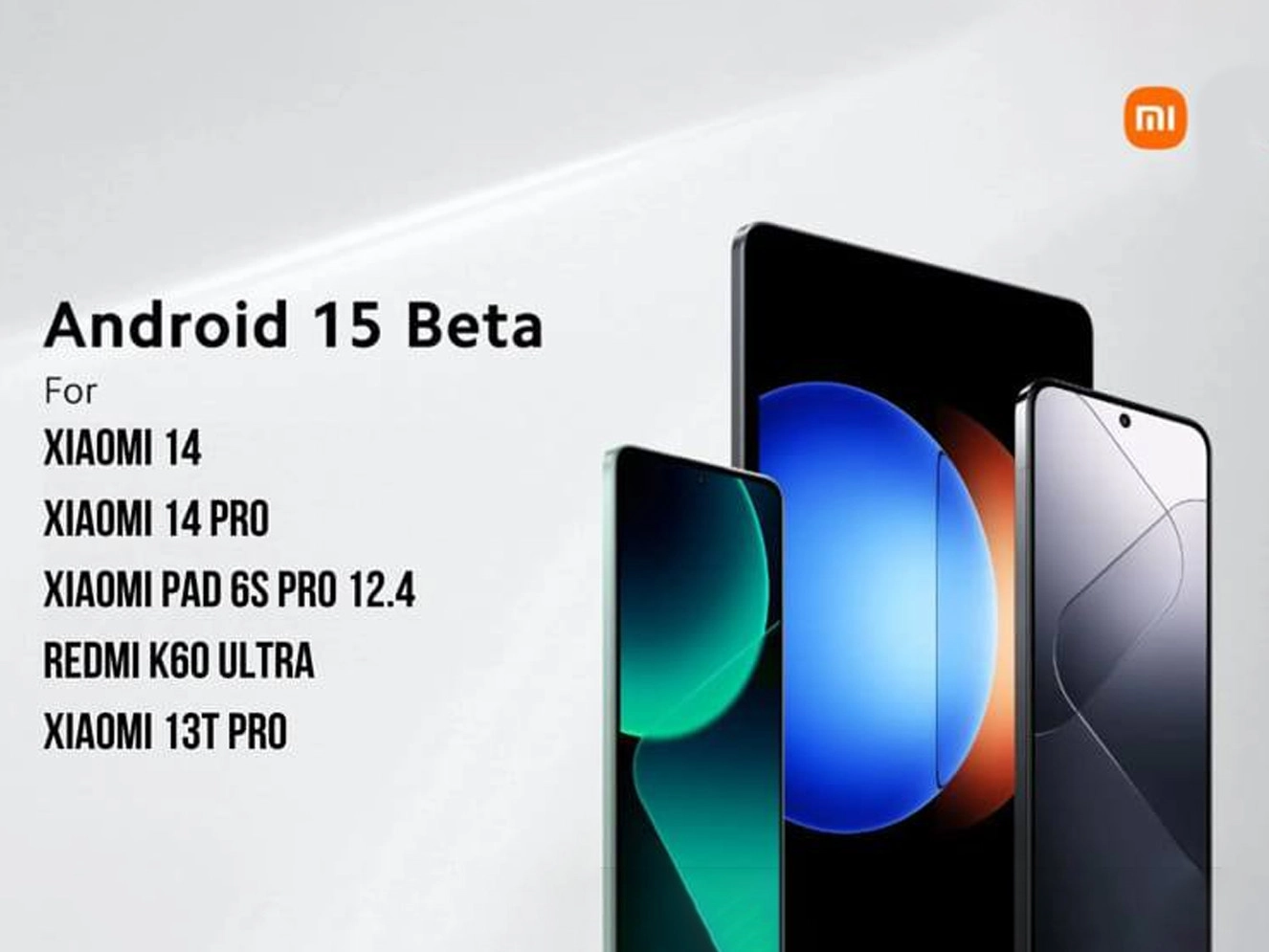 Bản Android 15 beta cho một số thiết bị Xiaomi