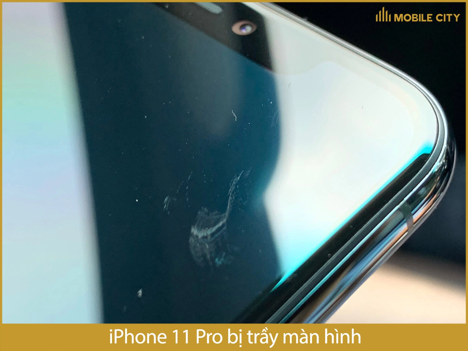 iPhone 11 Pro bị trầy màn hình