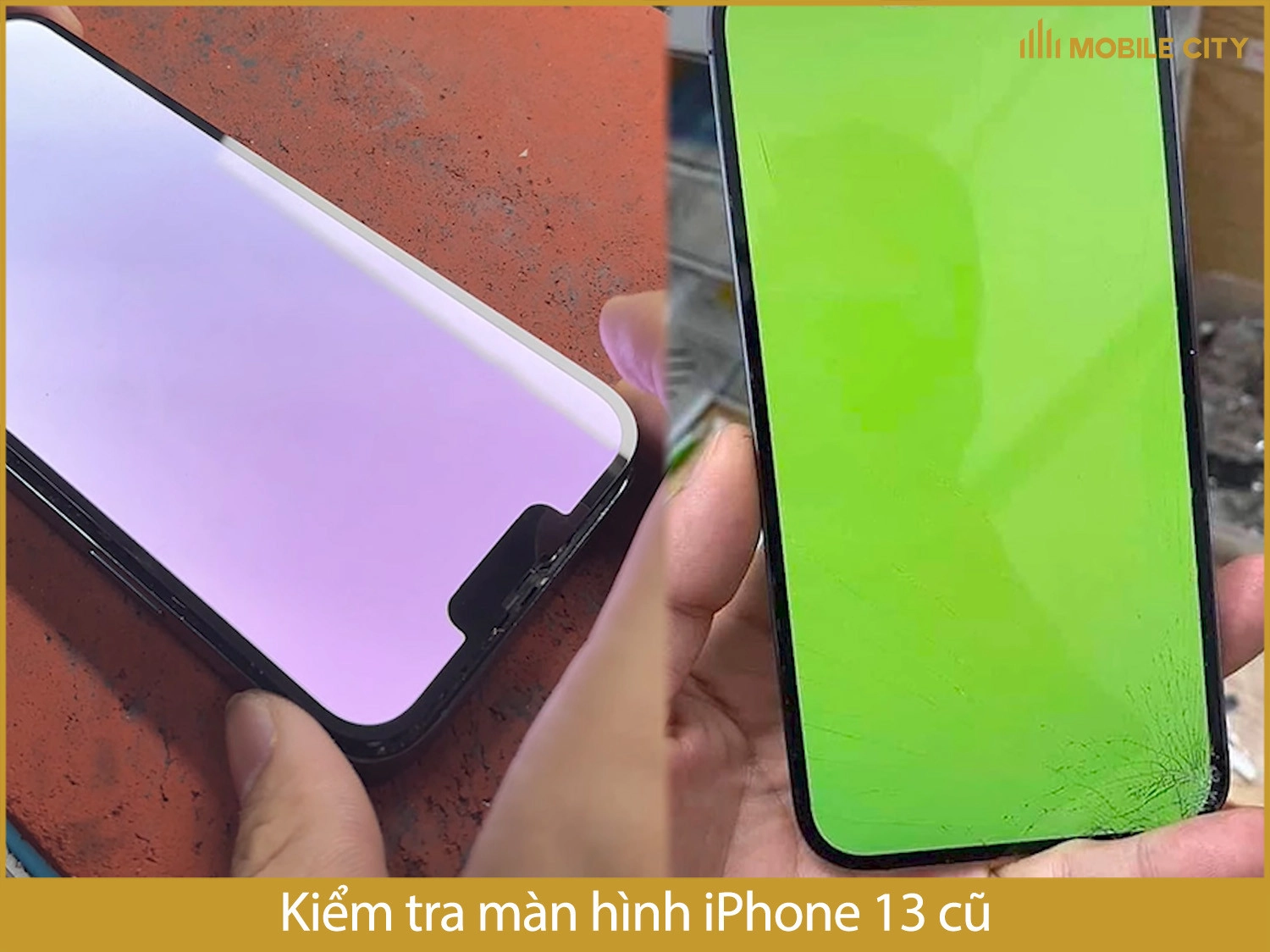 Kiểm tra màn hình iPhone 13 cũ