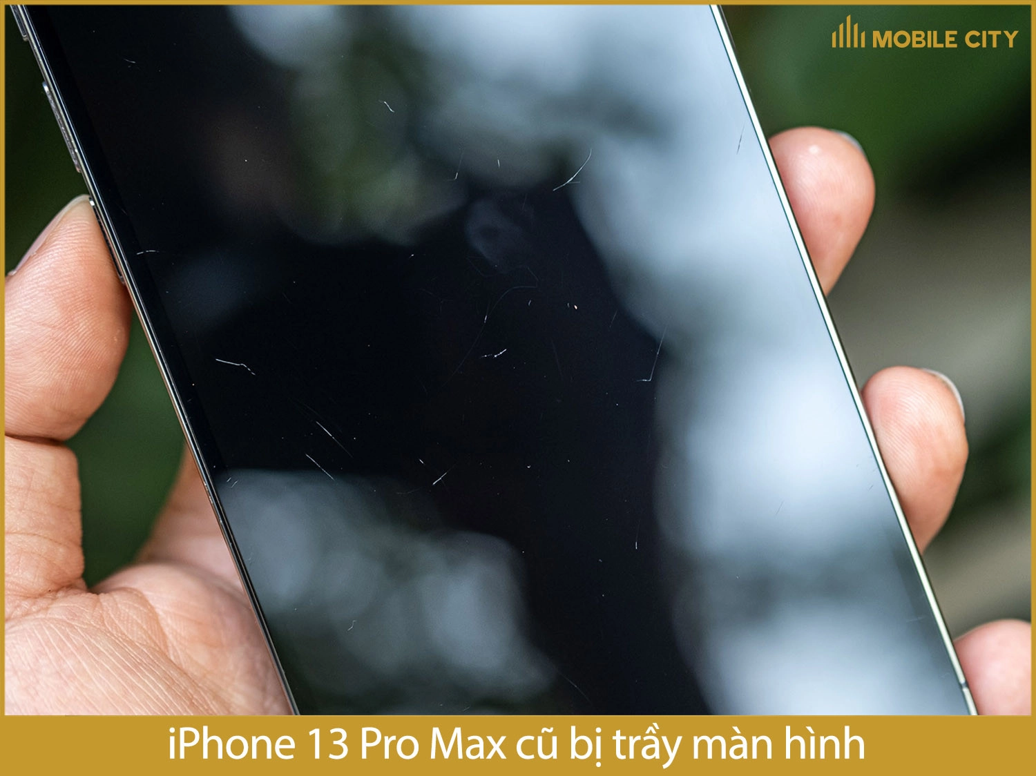 iPhone 13 Pro Max cũ bị trầy màn hình