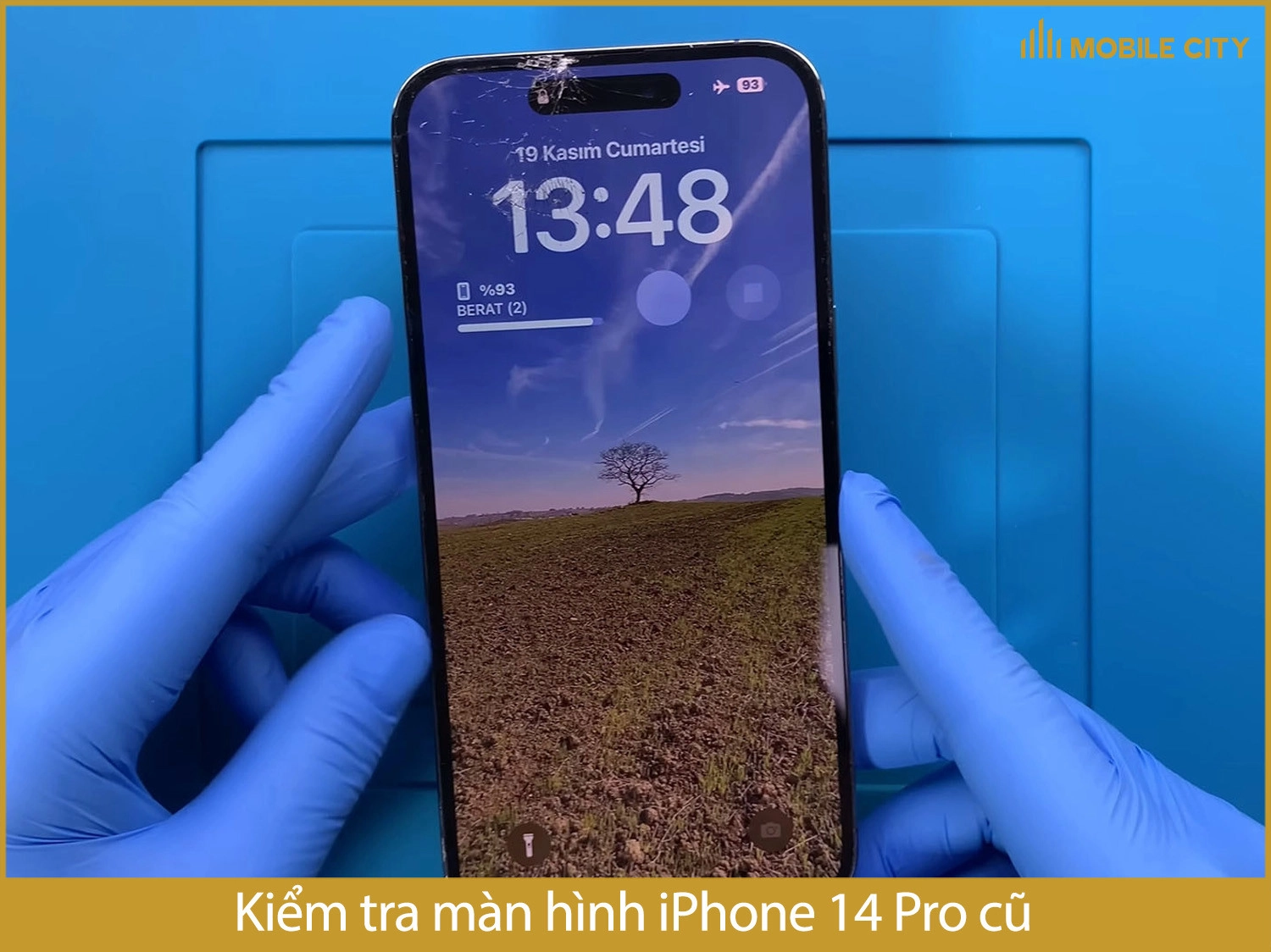 Kiểm tra màn hình iPhone 14 Pro cũ