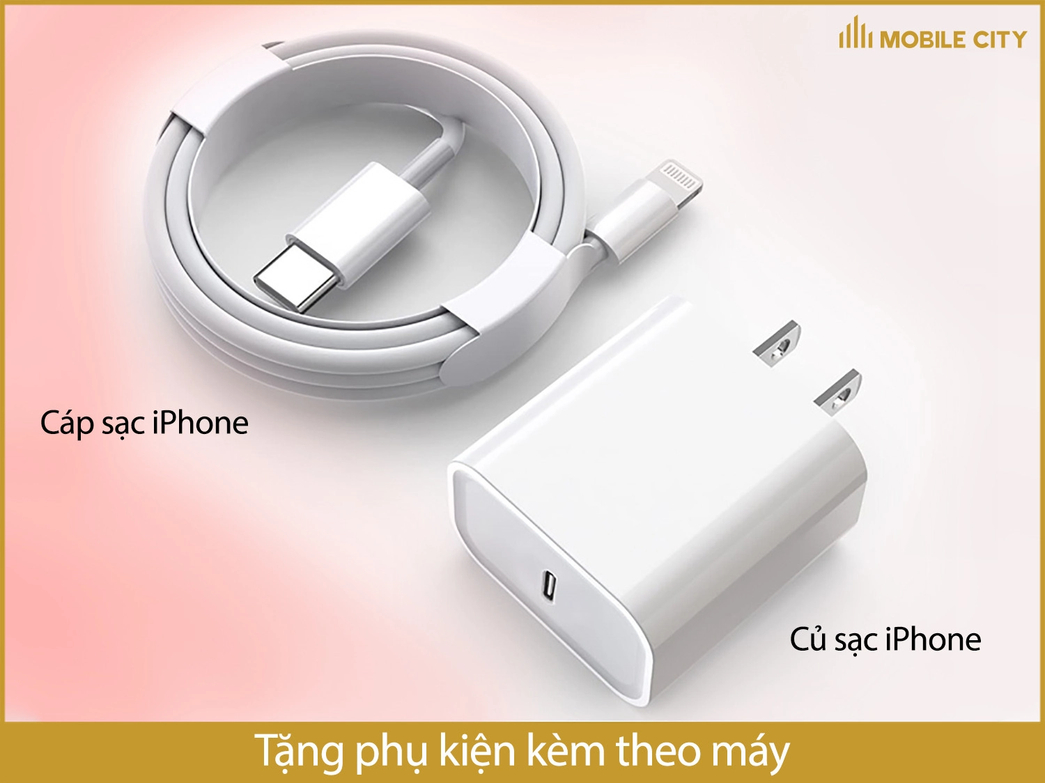 Tặng phụ kiện kèm theo máy iPhone 14 cũ