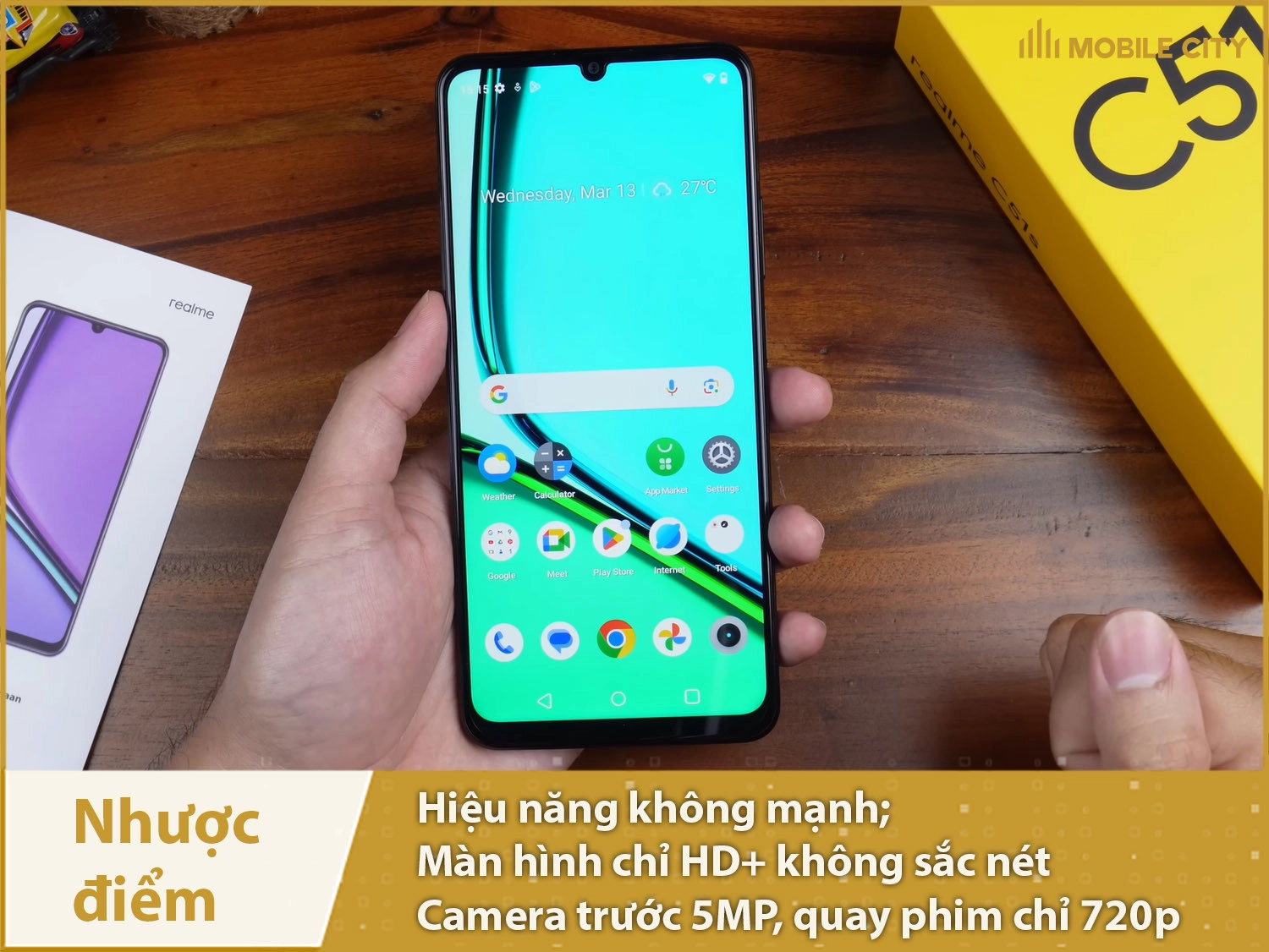 Nhược điểm Realme C51s