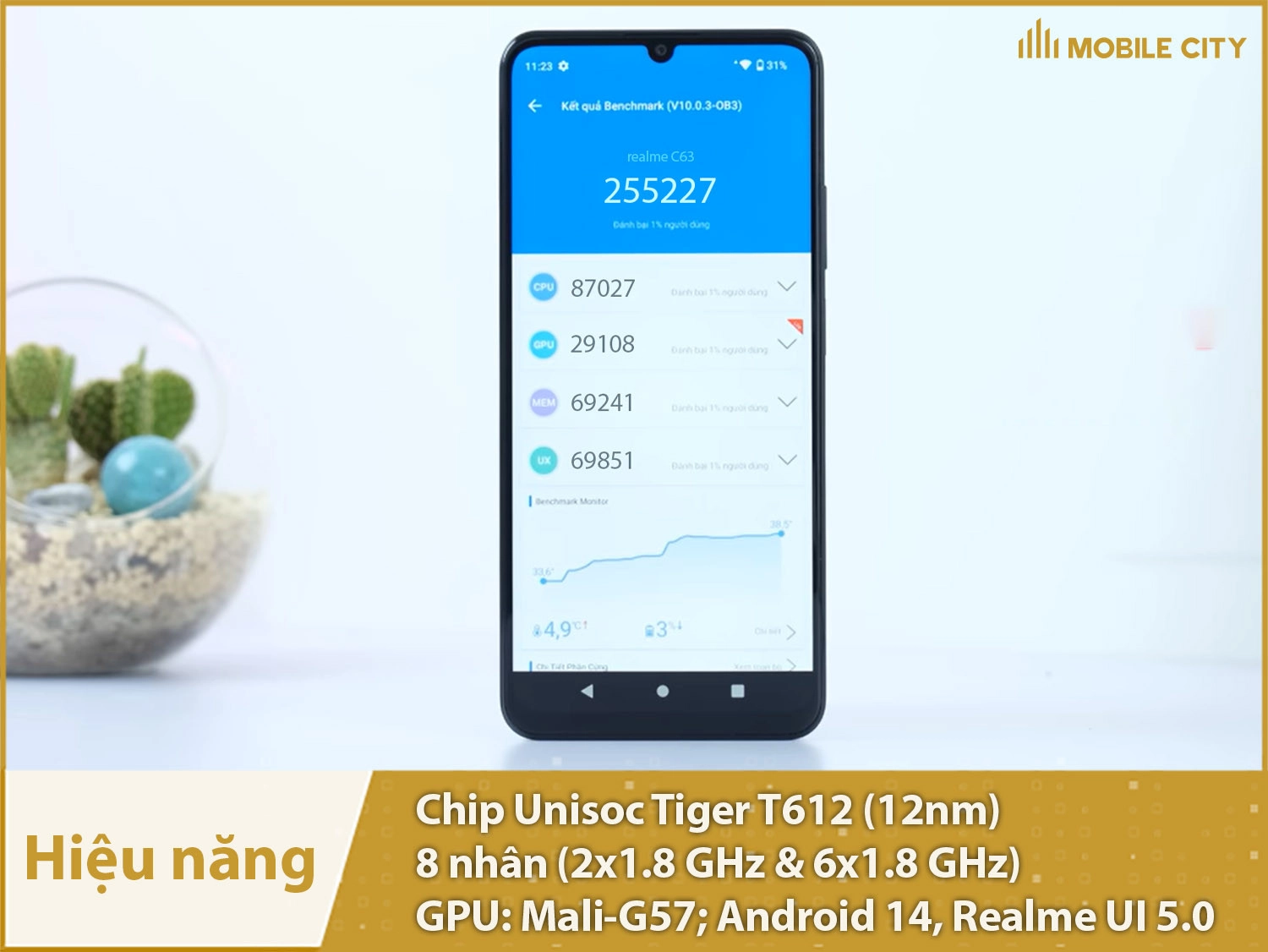 Hiệu năng ổn định với Realme UI 5