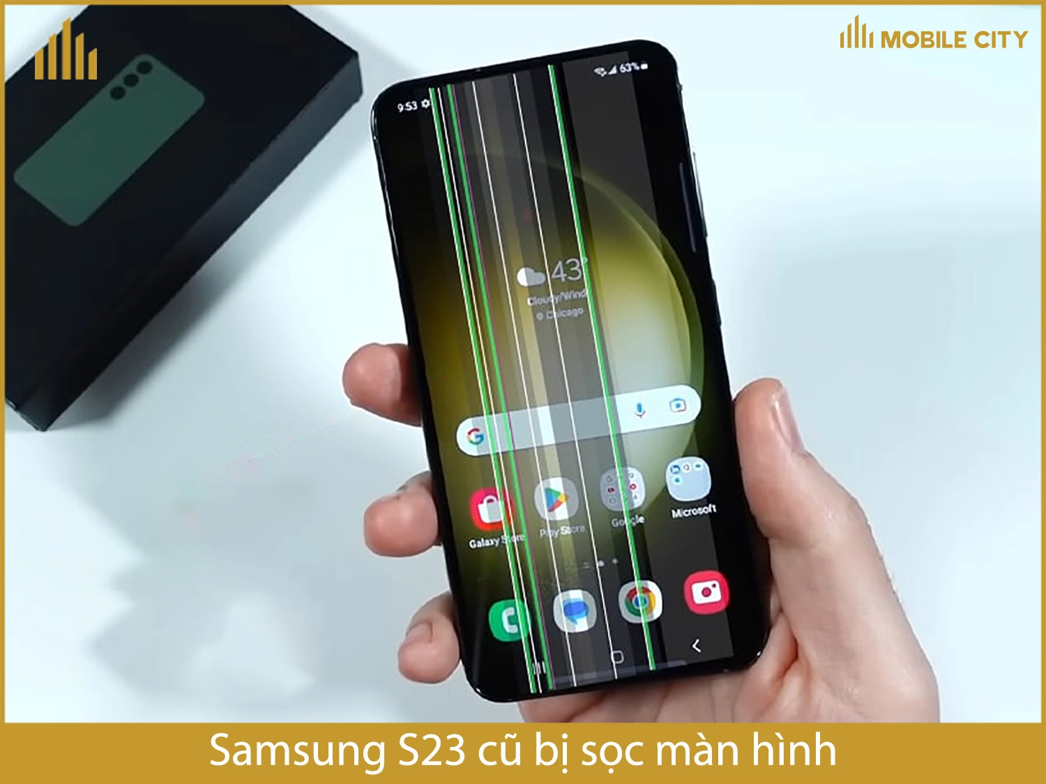 Samsung Galaxy S23 cũ hỏng màn hình