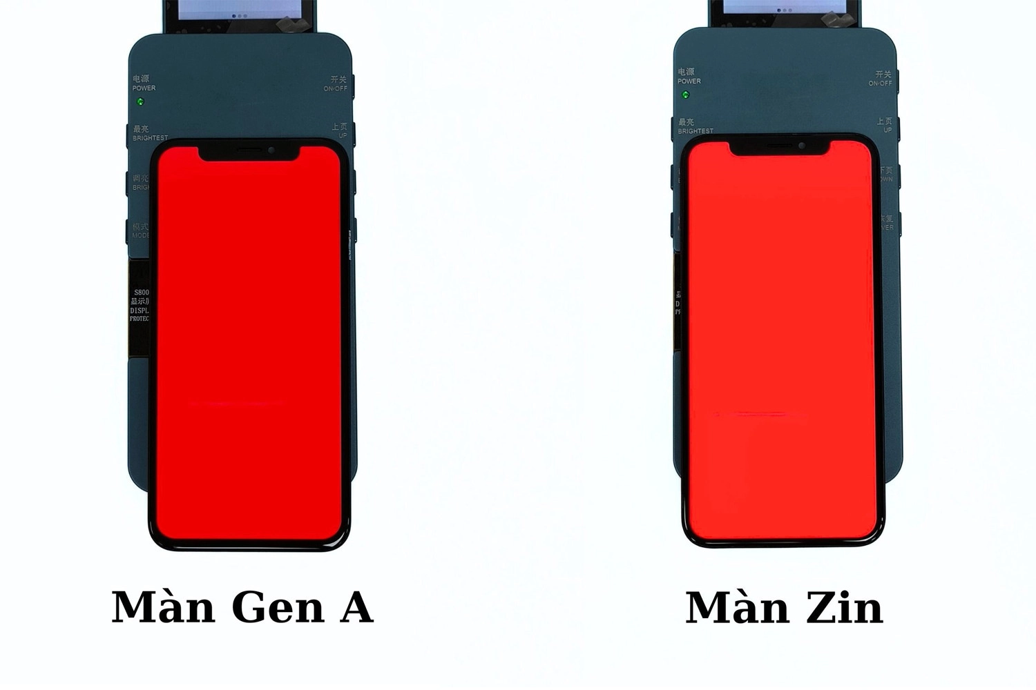 Thay màn hình Gen A iPhone 11, Màu sắc hiển thị trên màn hình Gen A kém tươi sáng hơn trên màn hình Zin