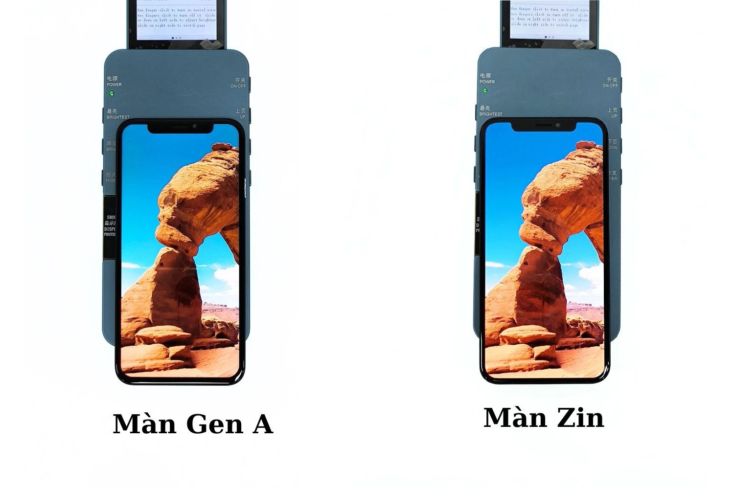 Thay màn hình Gen A iPhone XS, So sánh màn hình Gen A và màn hình Zin