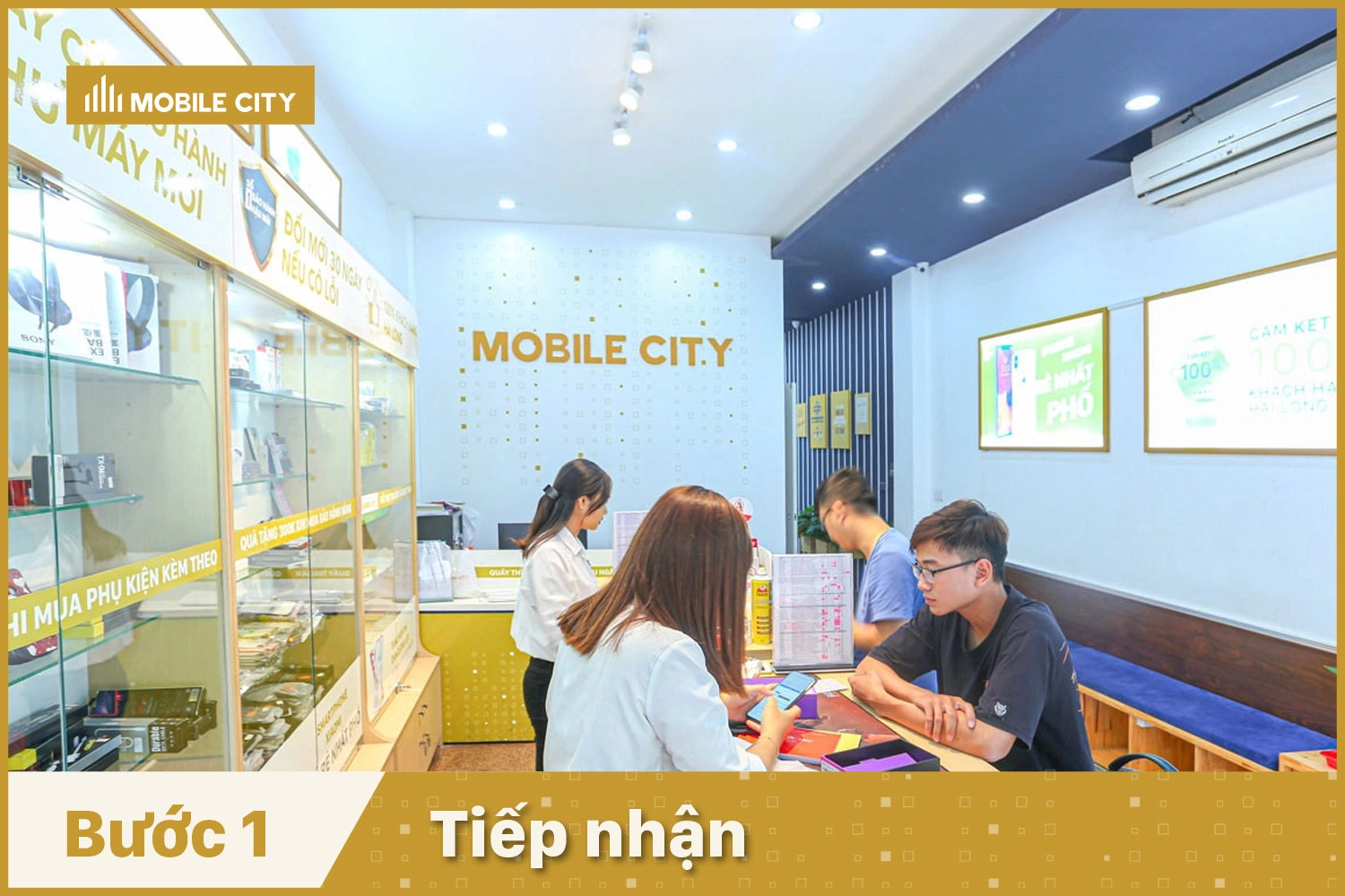 Thay màn hình GX iPhone XS , tiếp nhận