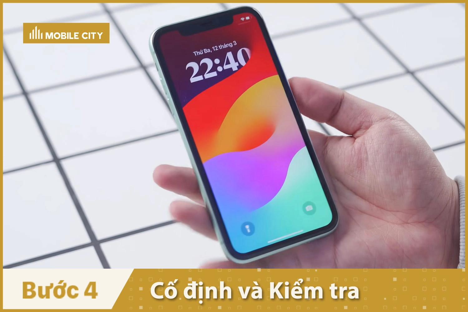 Thay Pin iPhone 11, Cố định và kiểm tra