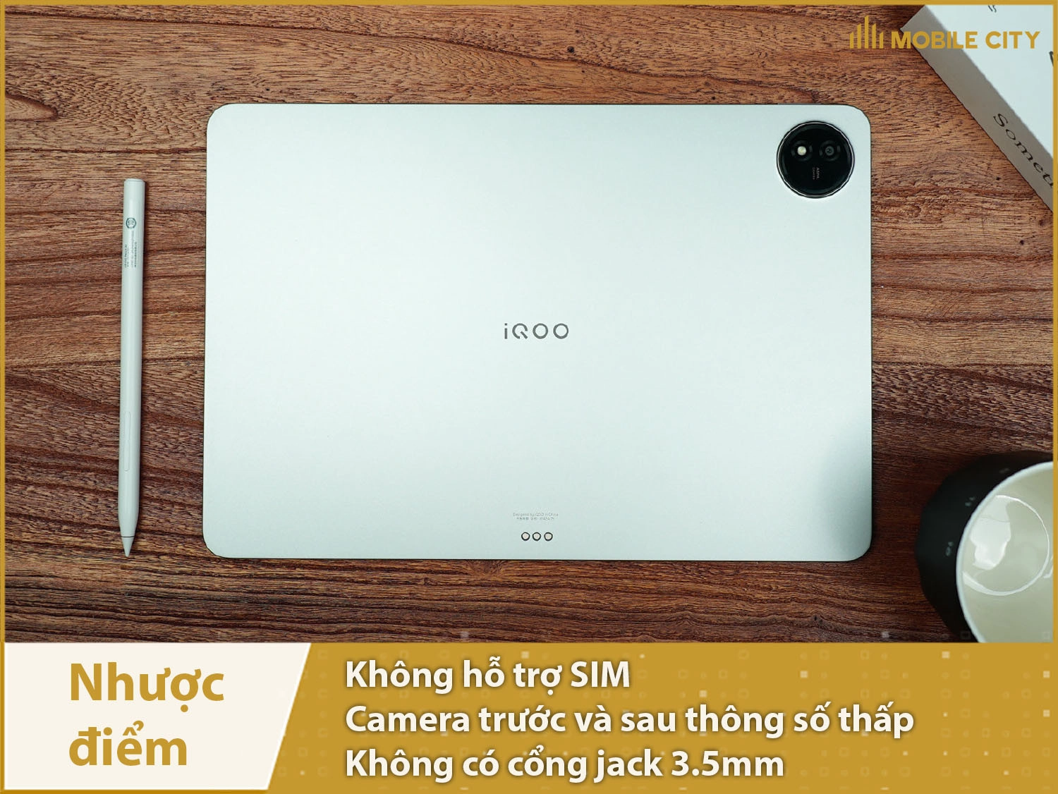 Nhược điểm  iQOO Pad2 Pro