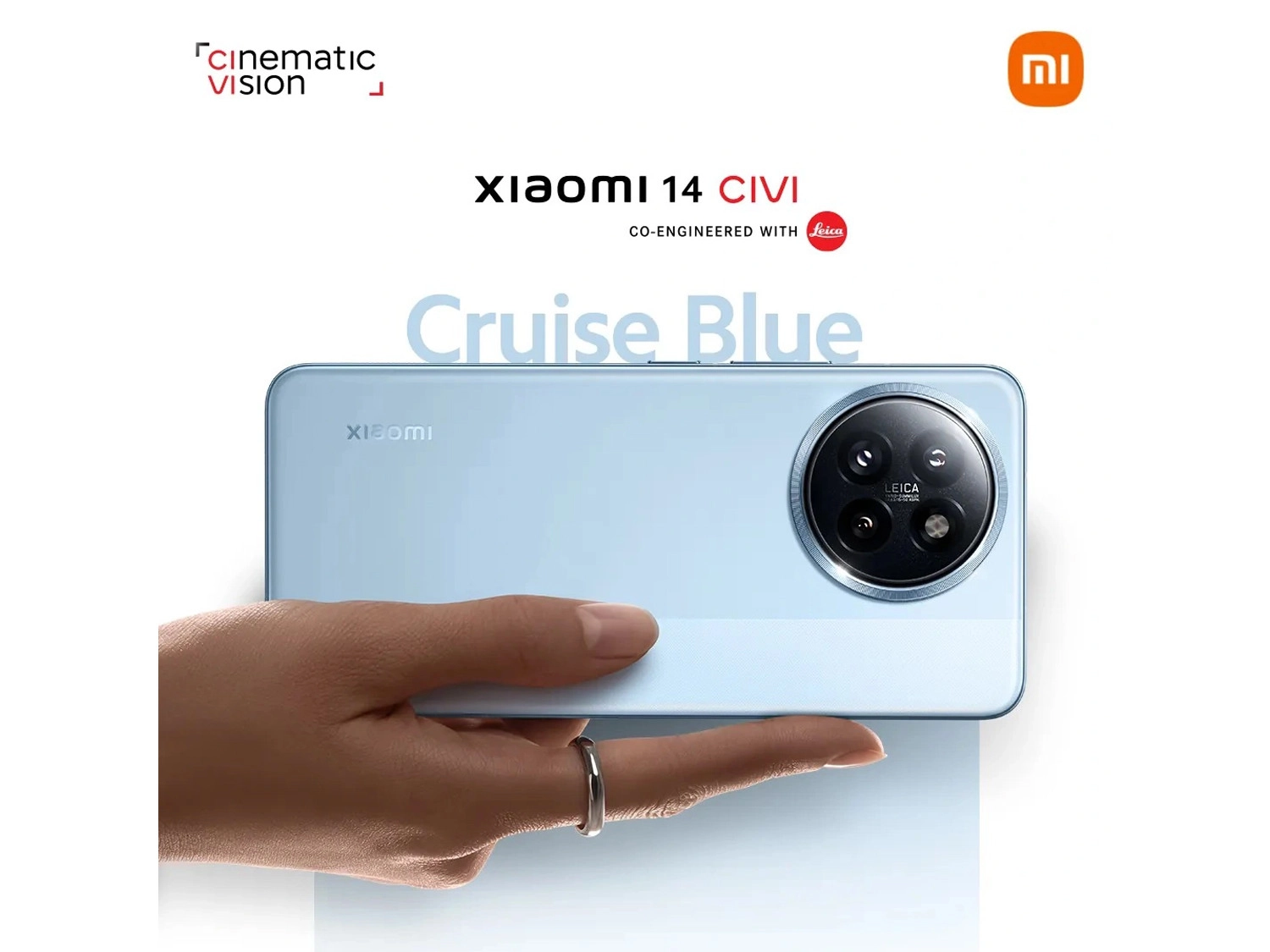 Xiaomi 14 CIVI màu Xanh Dương