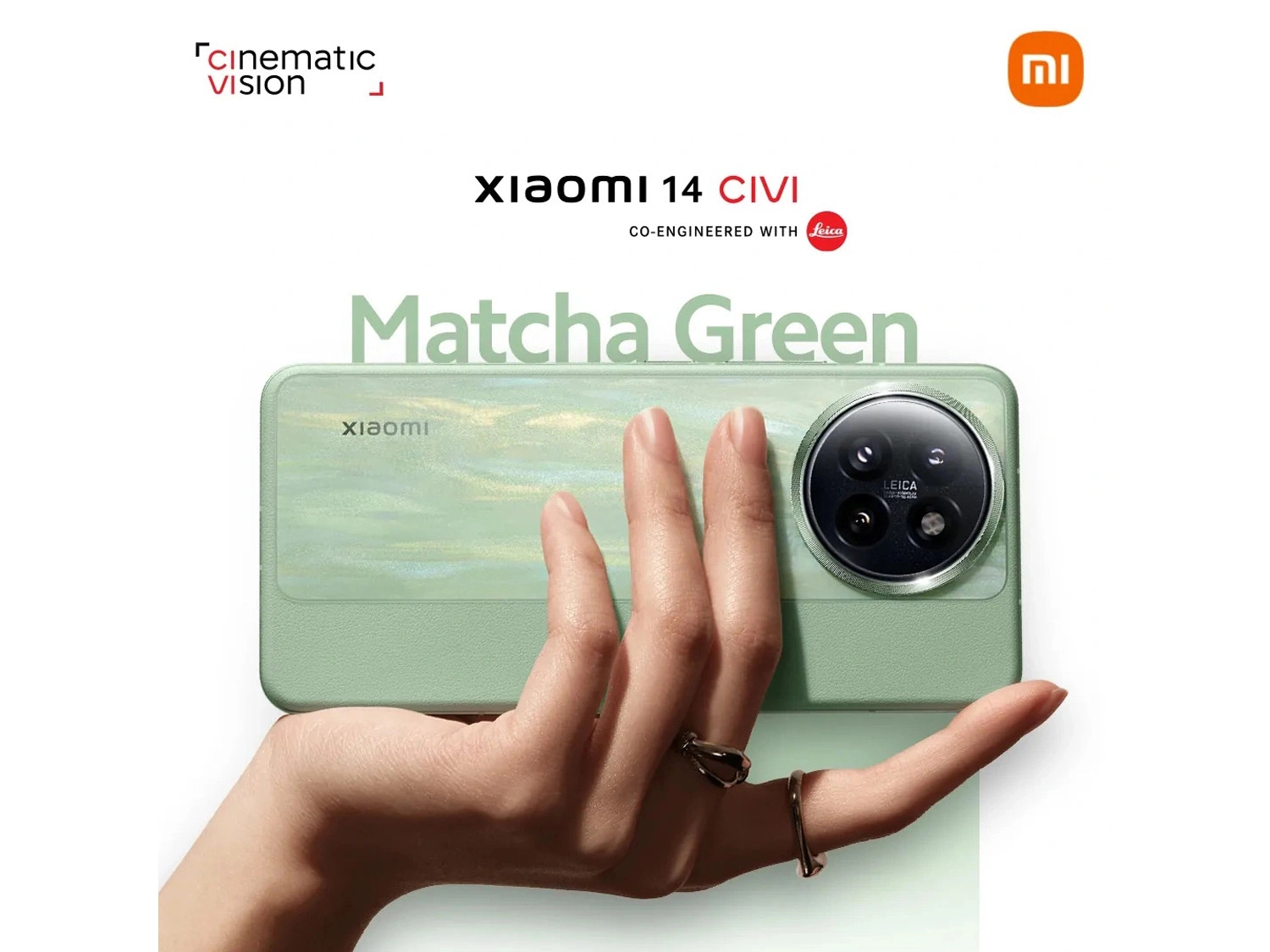 Xiaomi 14 CIVI màu Xanh Lá