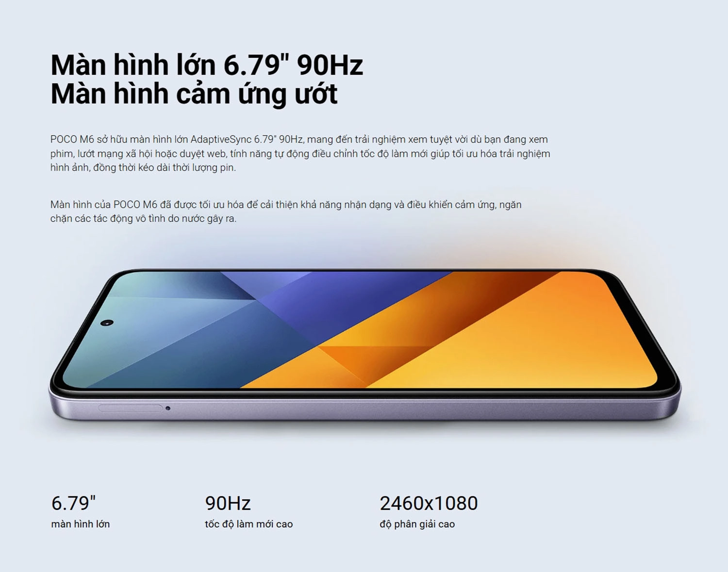 Xiaomi POCO M6 và POCO Pad ra mắt: Màn hình 90 Hz, Full HD+