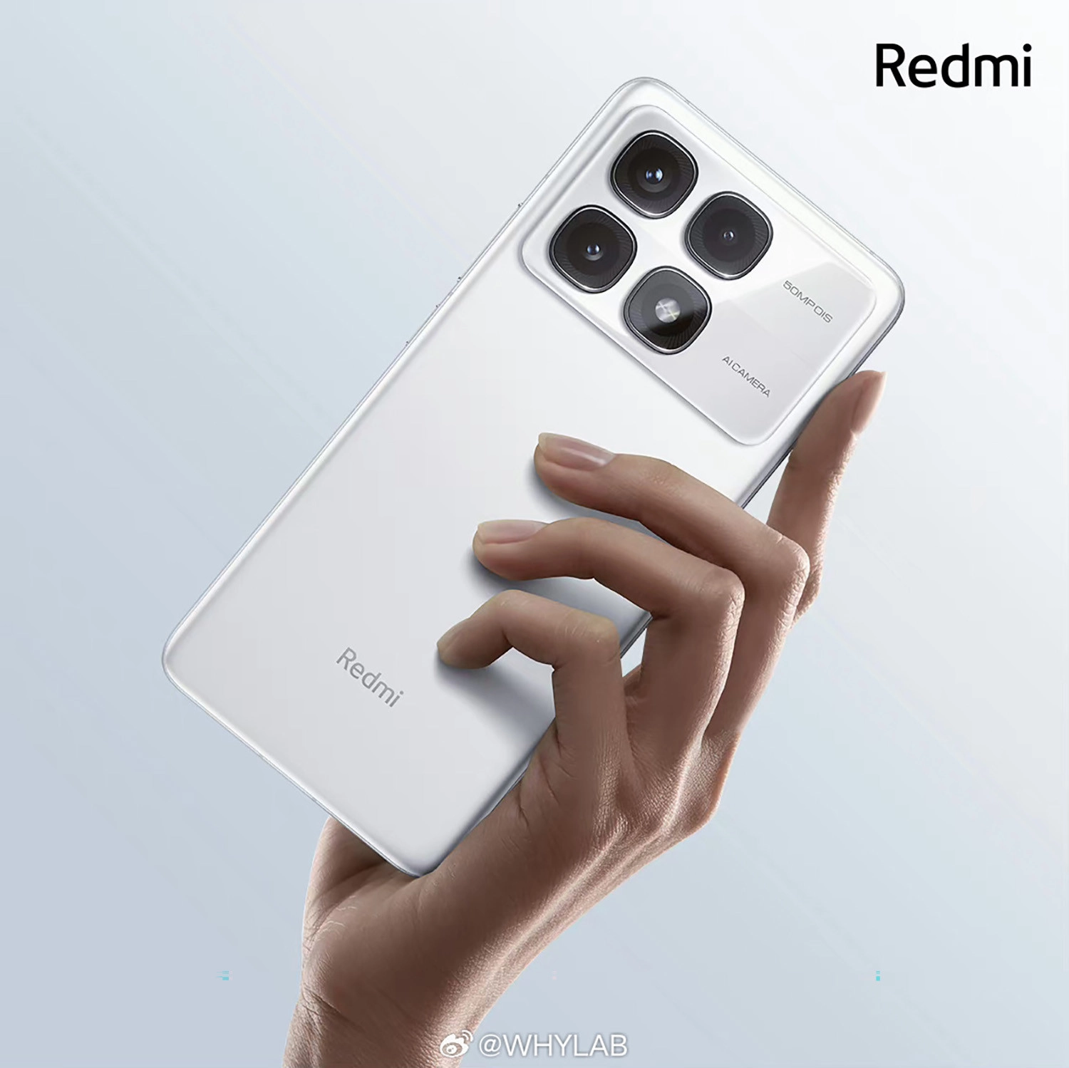 Redmi K70 Ultra màu Trắng tuyết (nguồn Weibo)