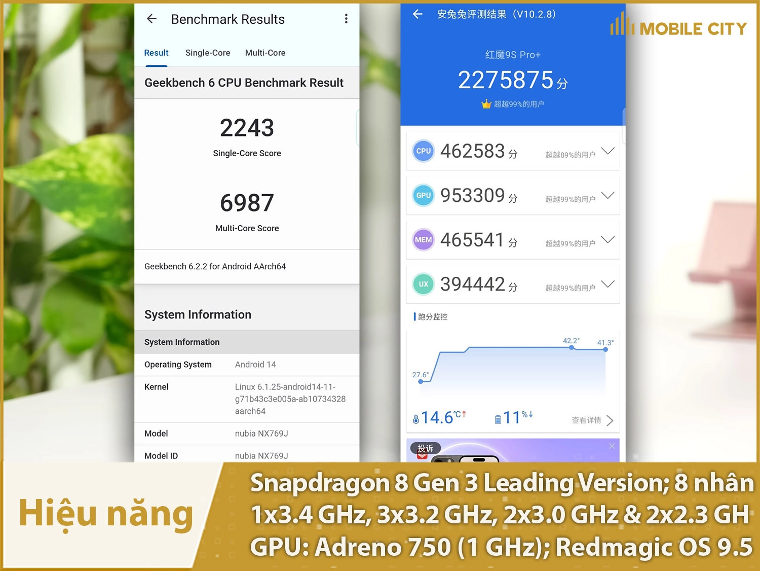 Hiệu năng mạnh vô đối thủ với Snapdragon 8 Gen 3 Leading Version