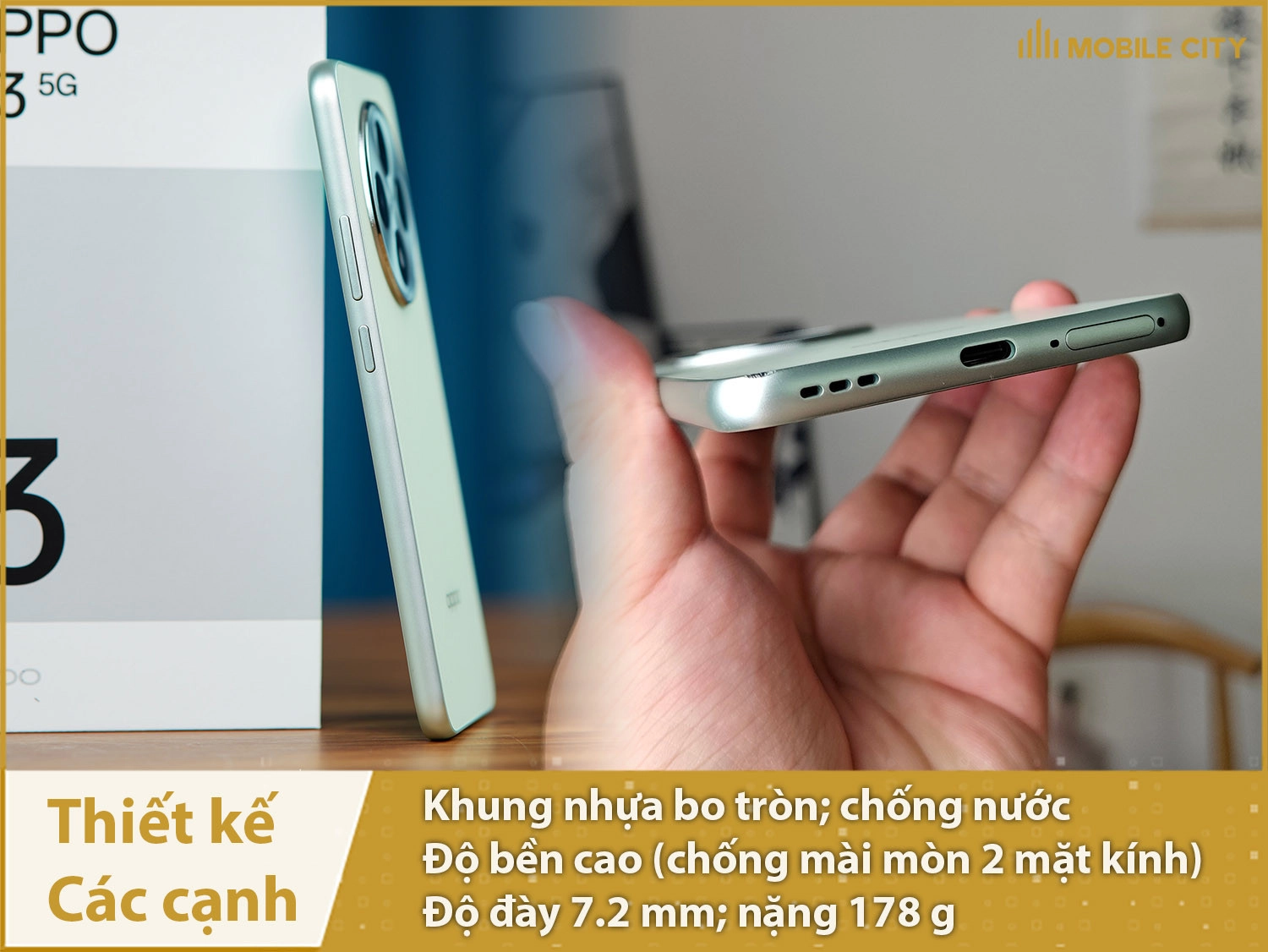 Khung nhựa bo tròn, 2 mặt kính cường lực