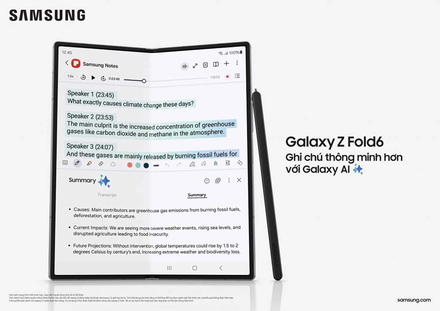 Samsung Galaxy Z Fold6, Z Flip6 ra mắt 10/07: Dung lượng pin 4.400 mAh