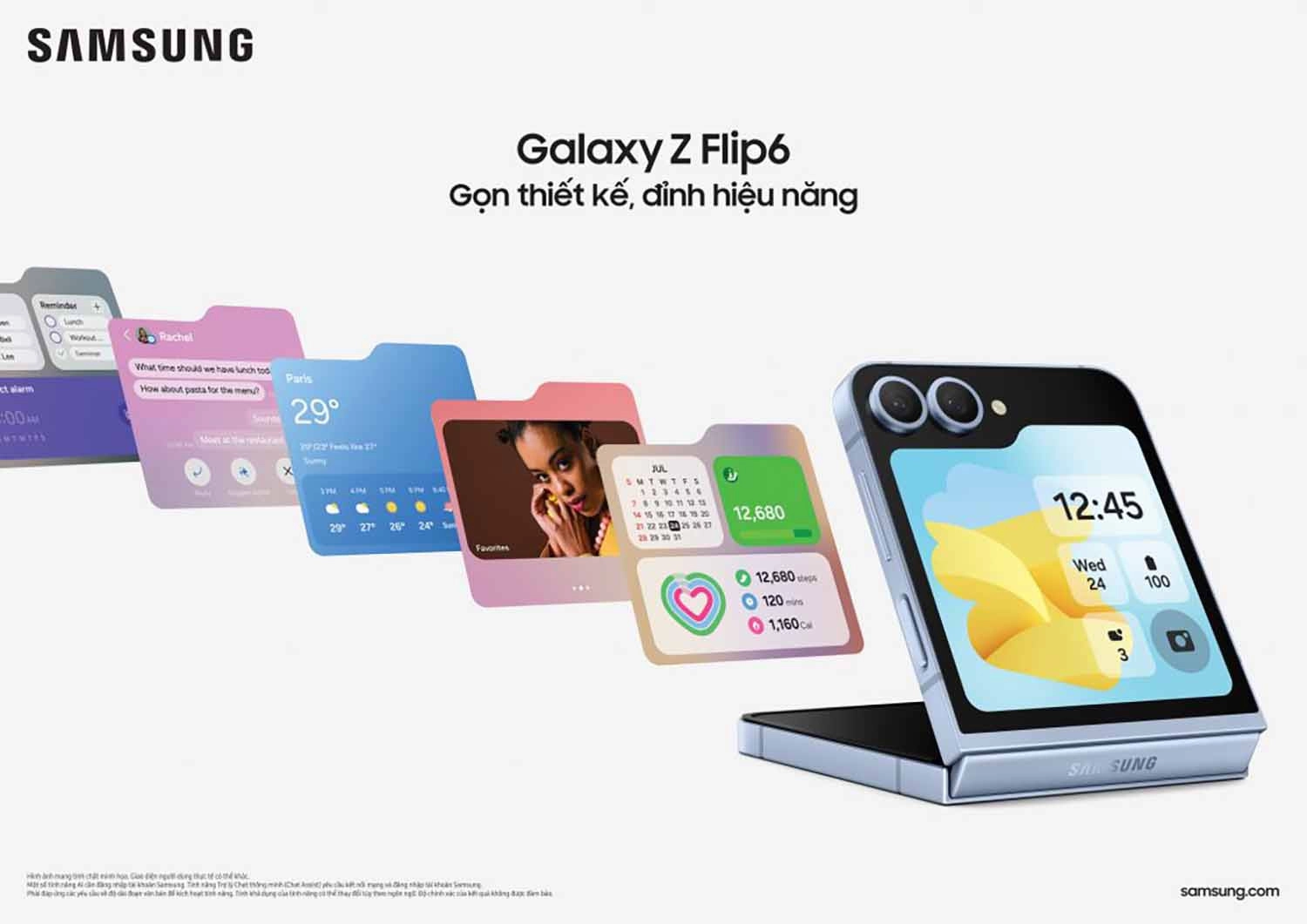 Samsung Galaxy Z Fold6, Z Flip6 ra mắt 10/07: Pin dung lượng 4.000 mAh