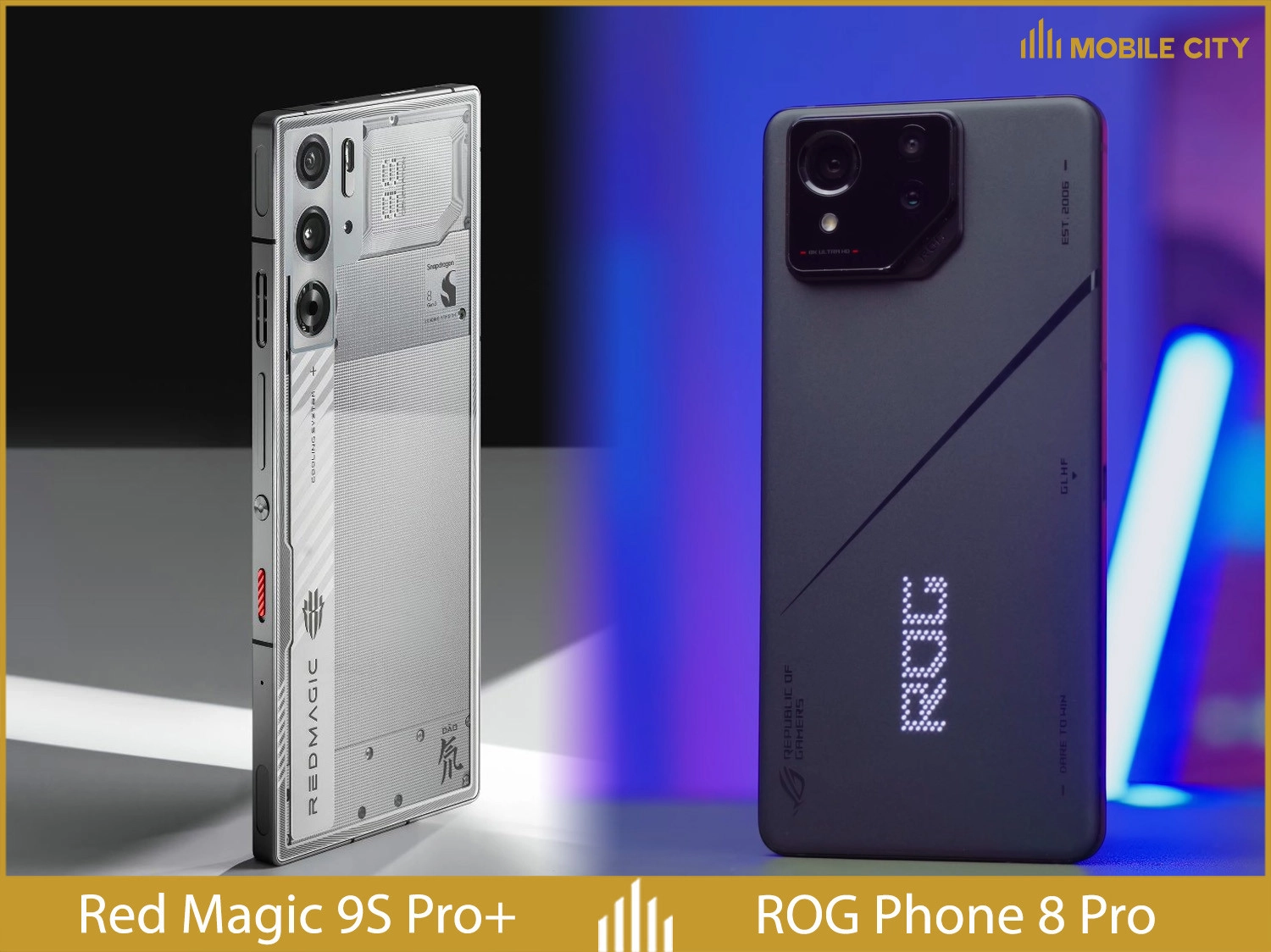 So sánh Nubia Red Magic 9S Pro Plus vs ROG Phone 8 Pro