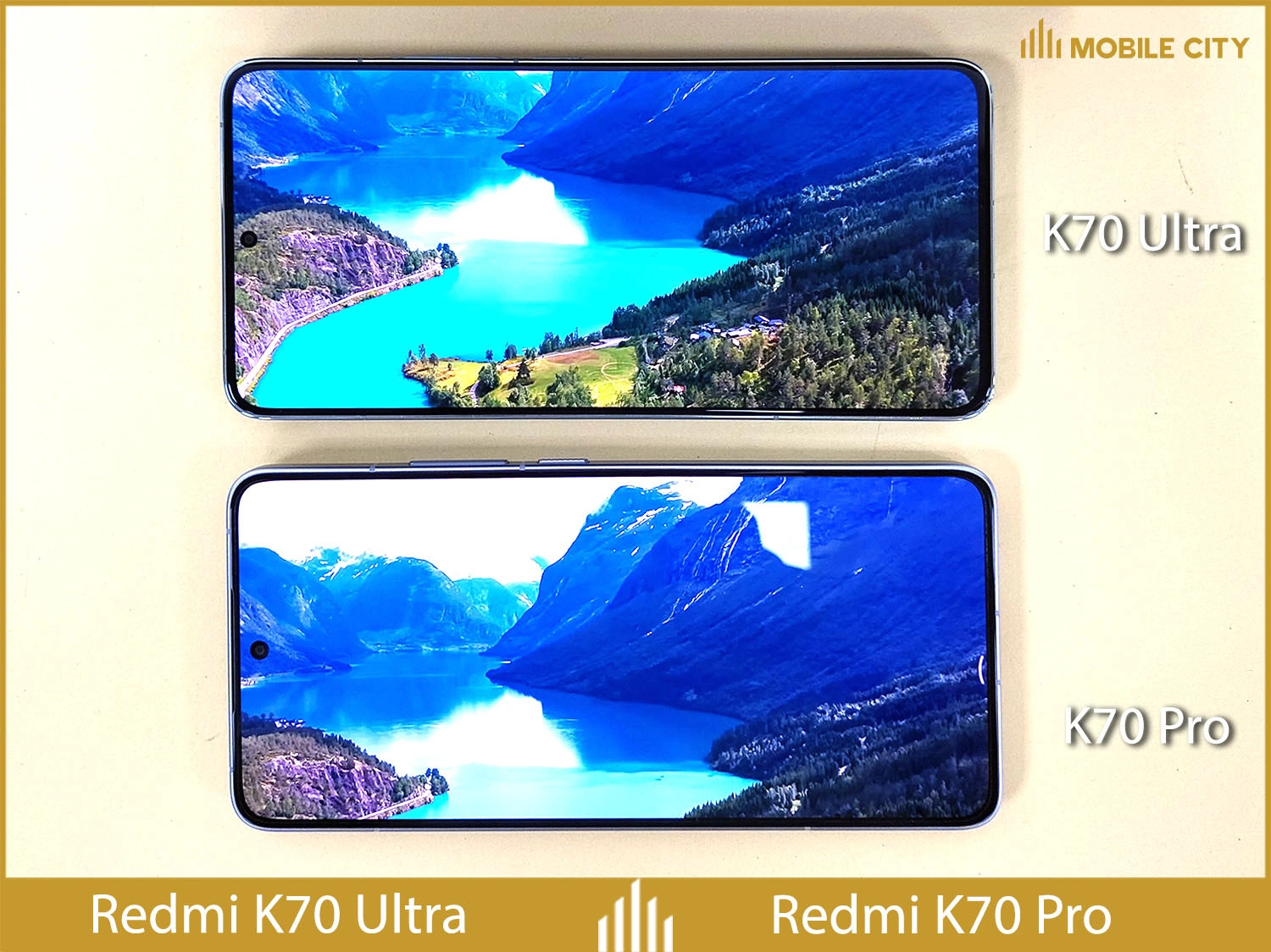 Màn hình K70 Ultra mượt hơn nhưng kém nét hơn K70 Pro