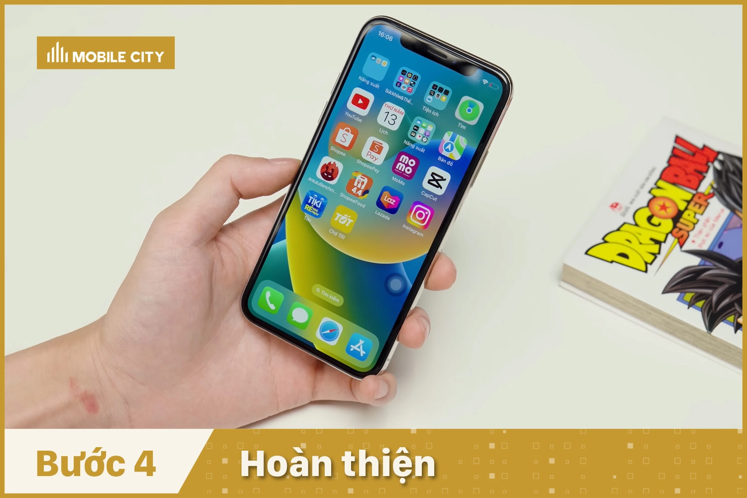 Thay Pin Deji iPhone X, hoàn thiện