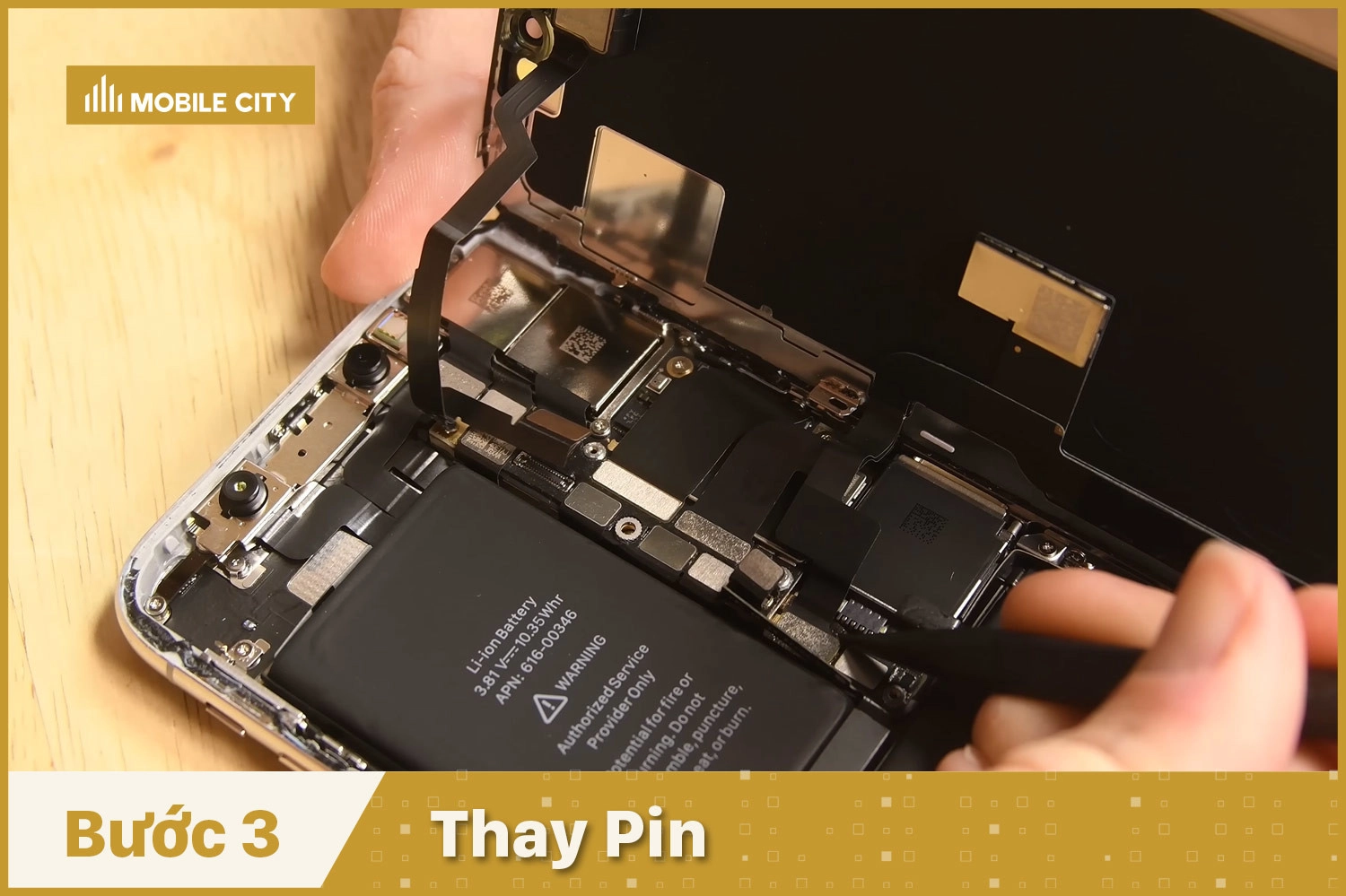 Thay Pin Deji iPhone X, thay Pin