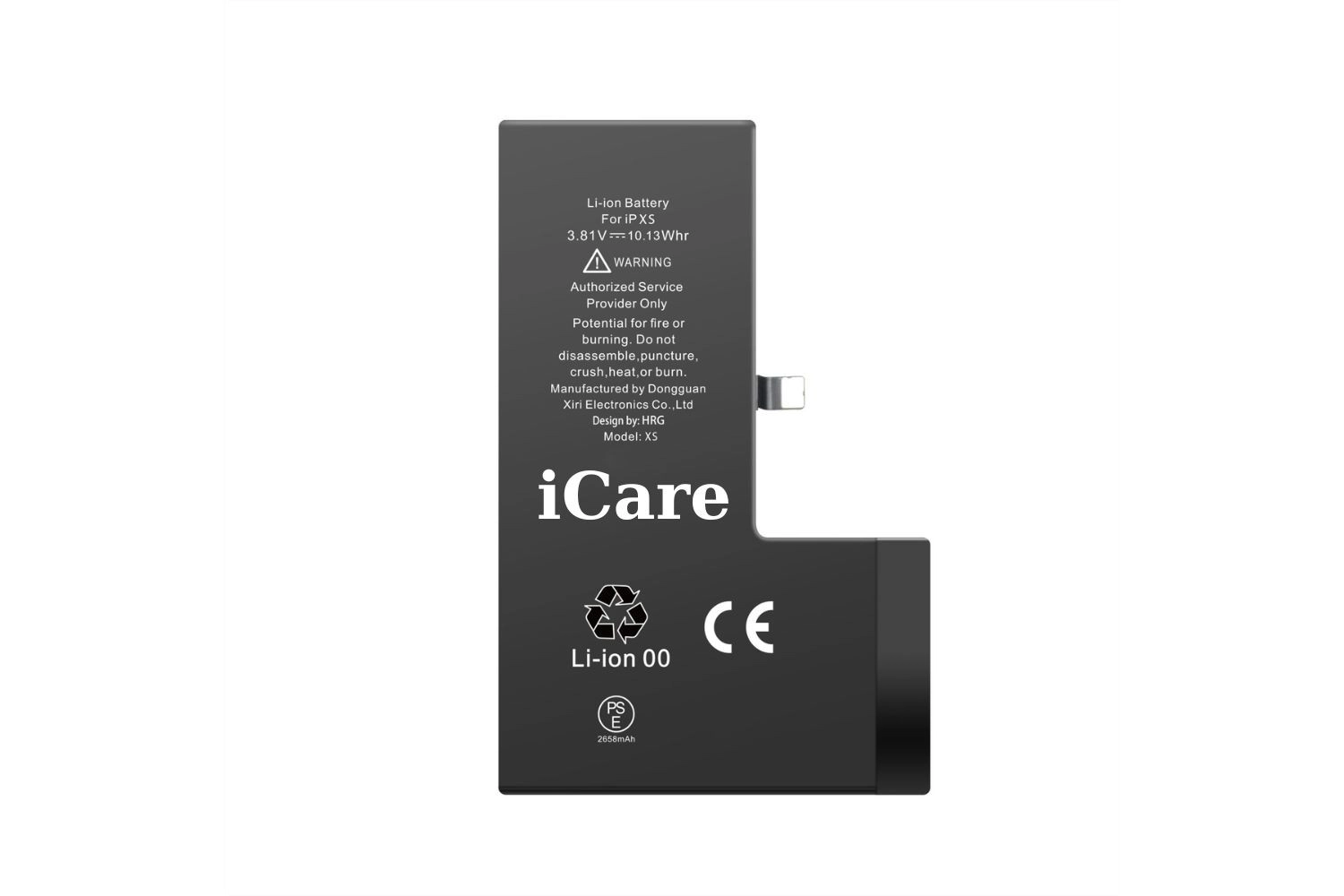 Thay Pin iCare iPhone XS, Pin iCare không phải hàng Chính hãng Apple