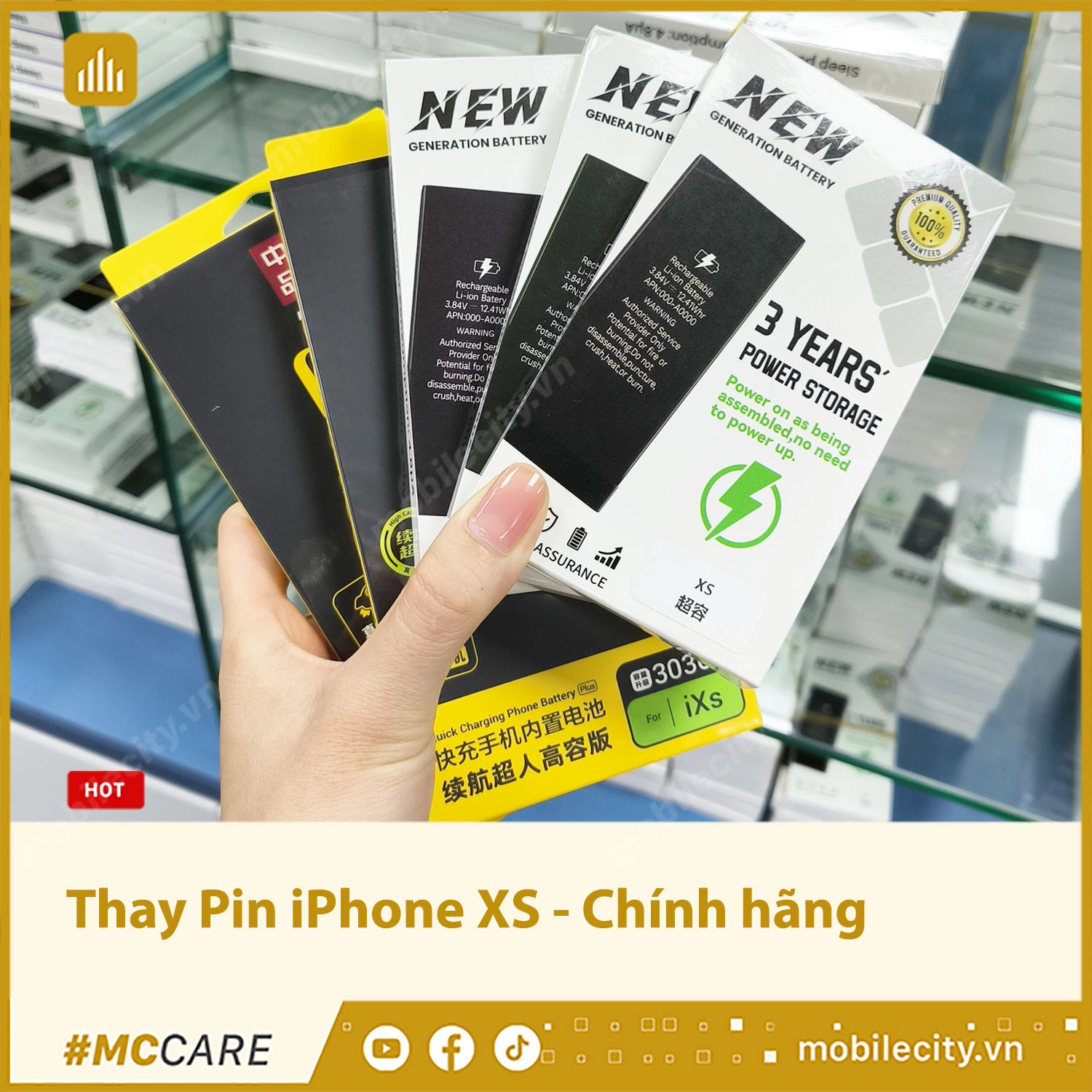 Thay Pin iPhone XS - Chính hãng