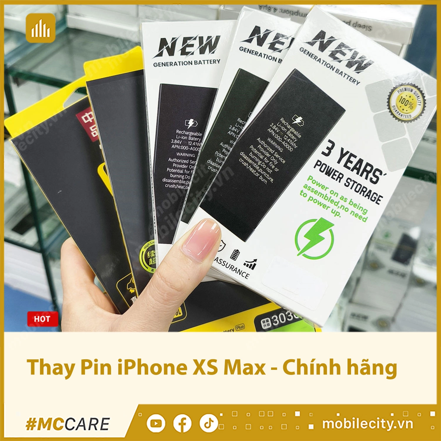 Thay Pin iPhone XS Max - Chính hãng