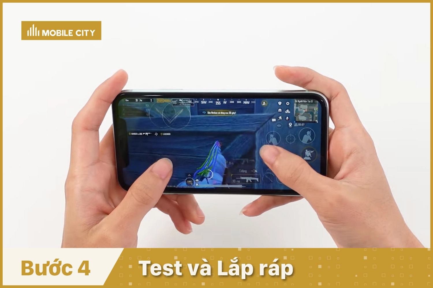 Thay Pin Orizin iPhone 11, test và lắp ráp