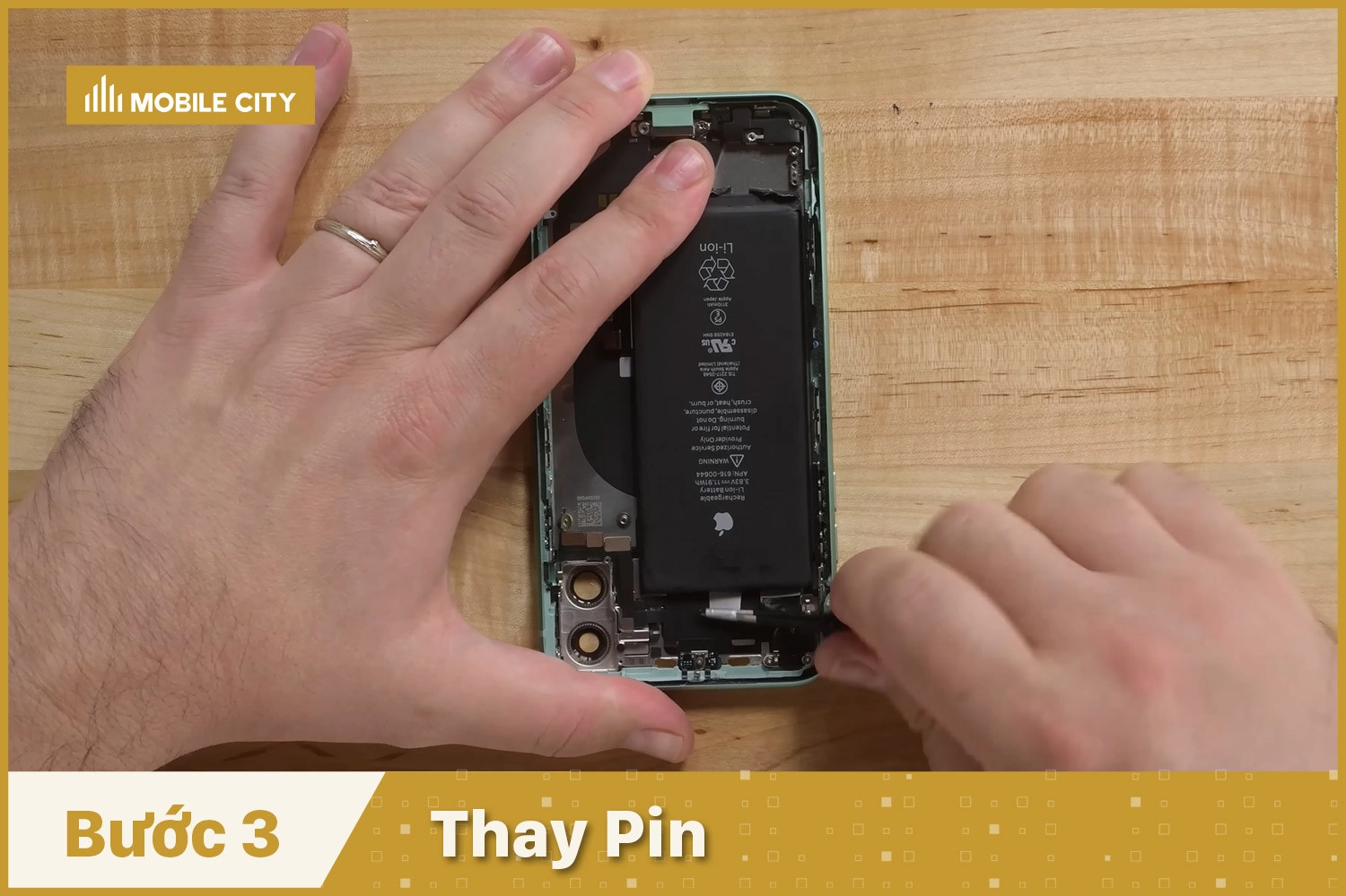 Thay Pin Orizin iPhone 11, thay Pin