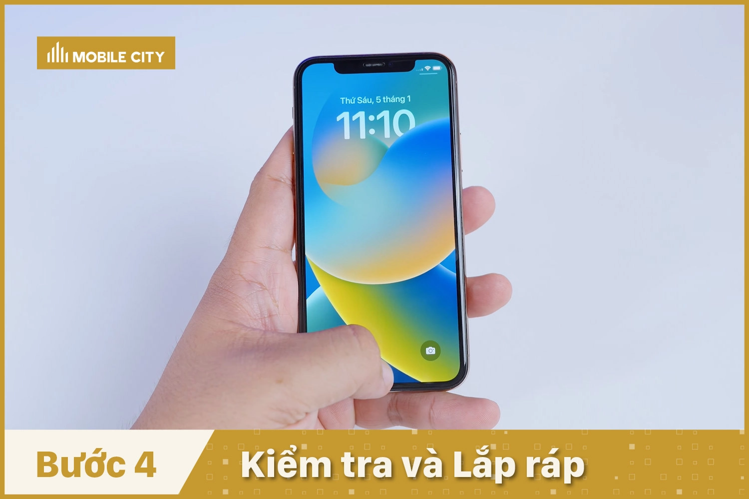 Thay Pin Remax iPhone 11 Pro, kiểm tra và lắp ráp