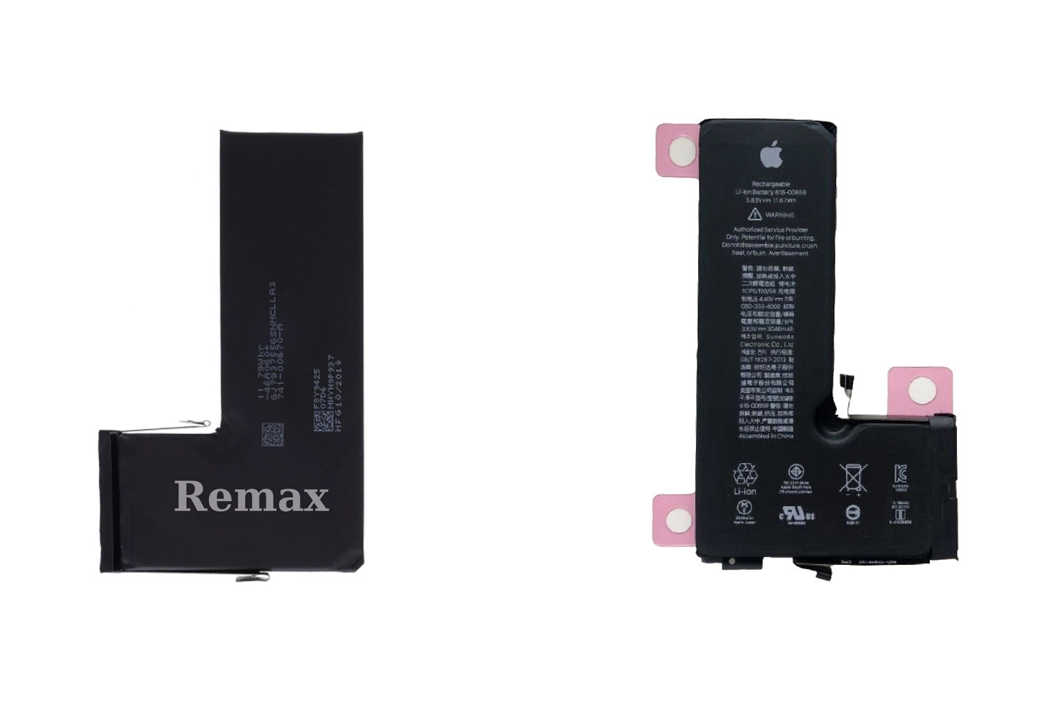 Thay Pin Remax iPhone 11 Pro, So sánh Pin Zin Apple với Pin Remax