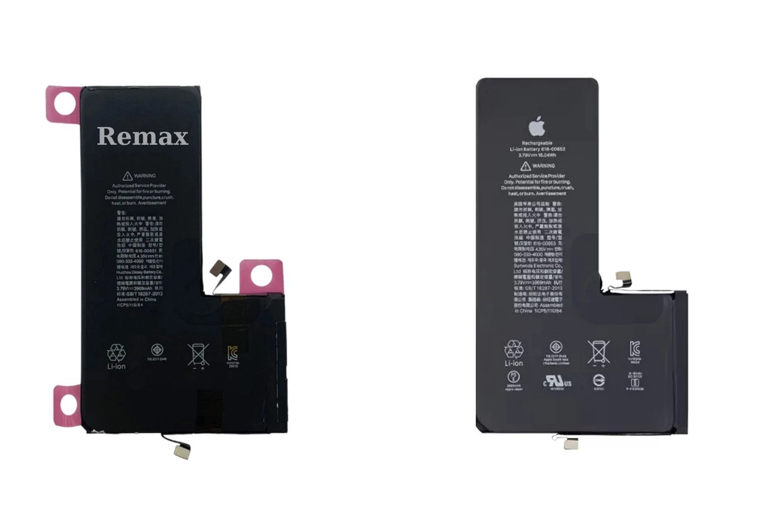 Thay Pin Remax iPhone 11 Pro Max, So sánh Pin Remax và Pin Chính hãng Apple