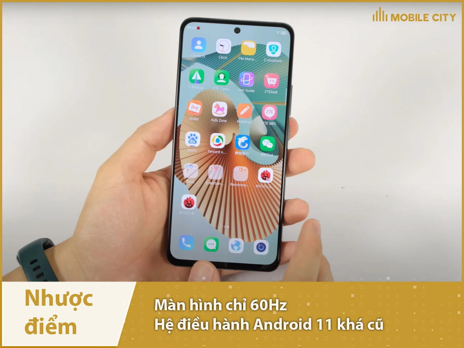 Axon A41 có nhược điểm: màn hình chỉ 60Hz