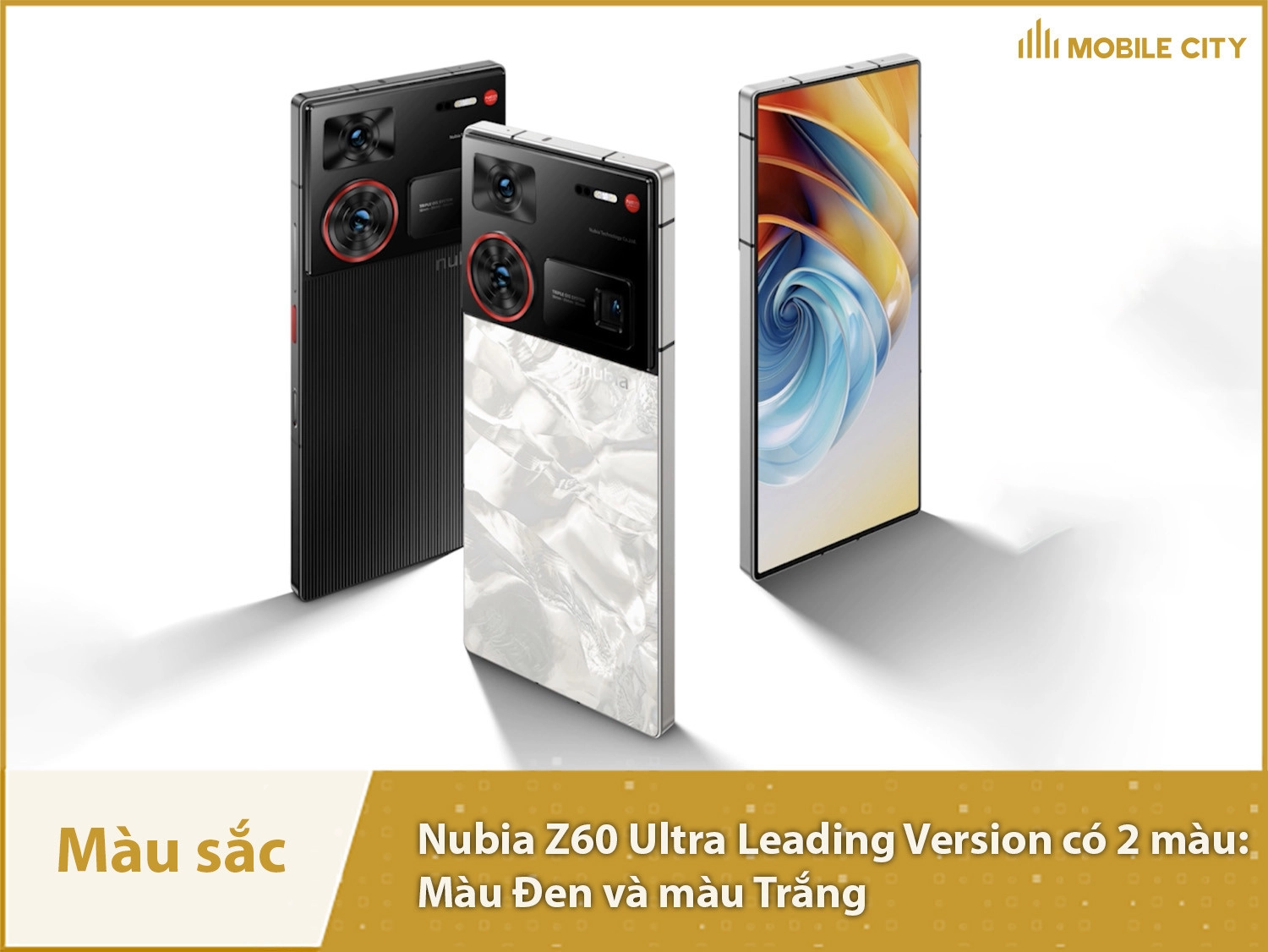 Nubia Z60 Ultra Leading có 2 màu sắc