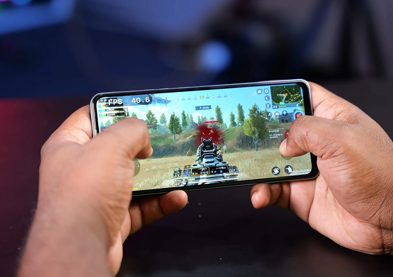 Đánh giá hiệu năng Helio G100: Helio G100 vẫn duy trì được trung bình 60.6 FPS trong game Call of Duty Mobile