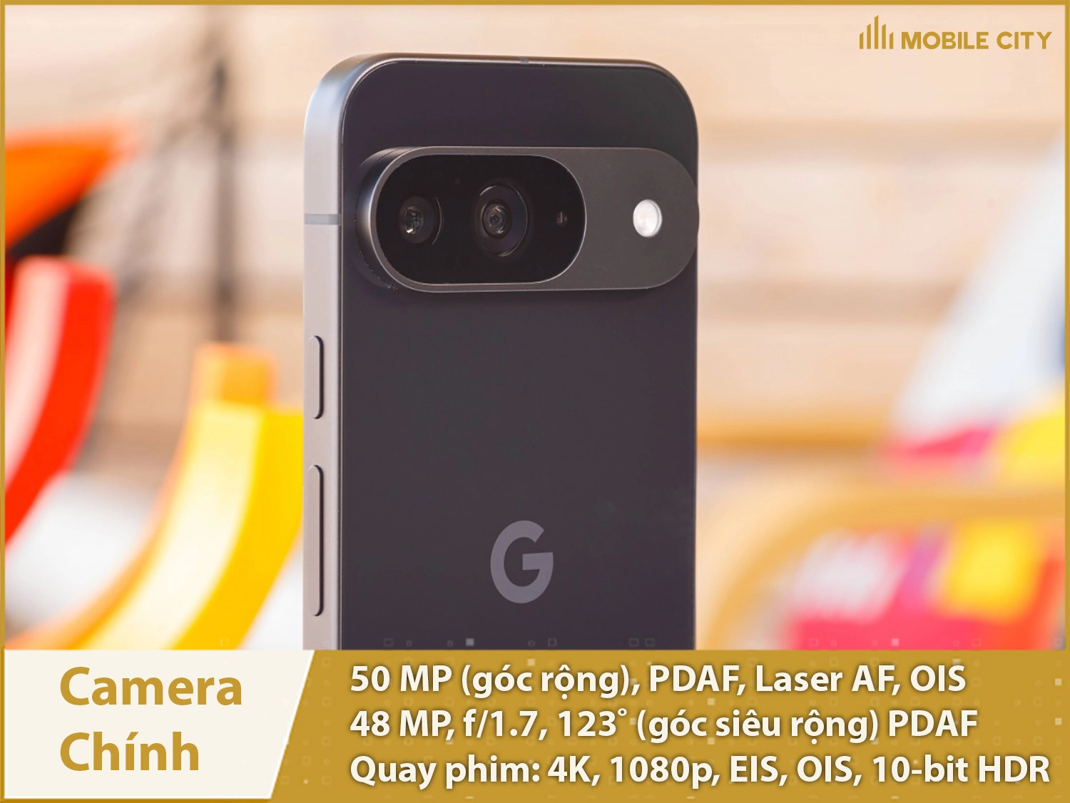 Camera sau Google Pixel 9 50MP, quay phim 4K