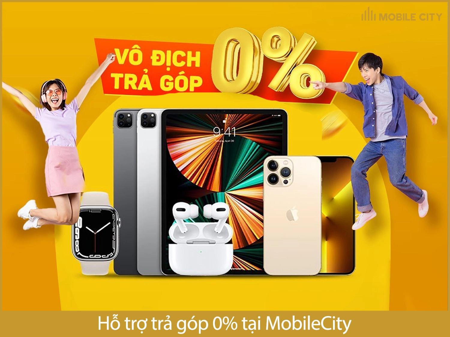 Hỗ trợ trả góp 0% iPad Gen 7 cũ tại MobileCity